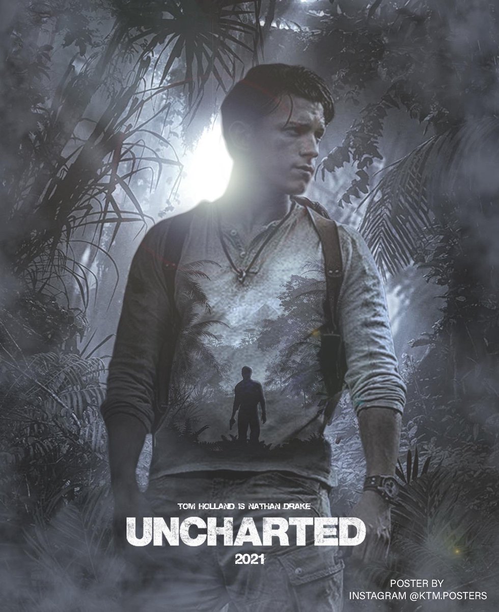 Uncharted movie poster  Tom holland movies, Movie posters, Movie