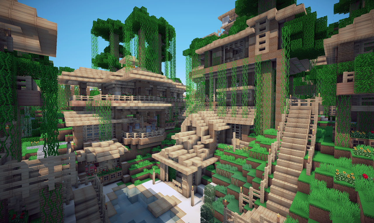 Minecraft Jungle House