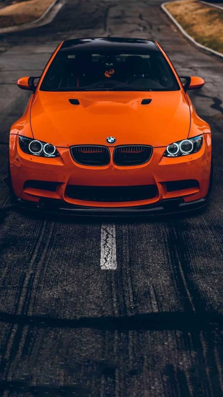 Orange BMW Supercar IPhone Wallpaper With 719x1280 Resolution