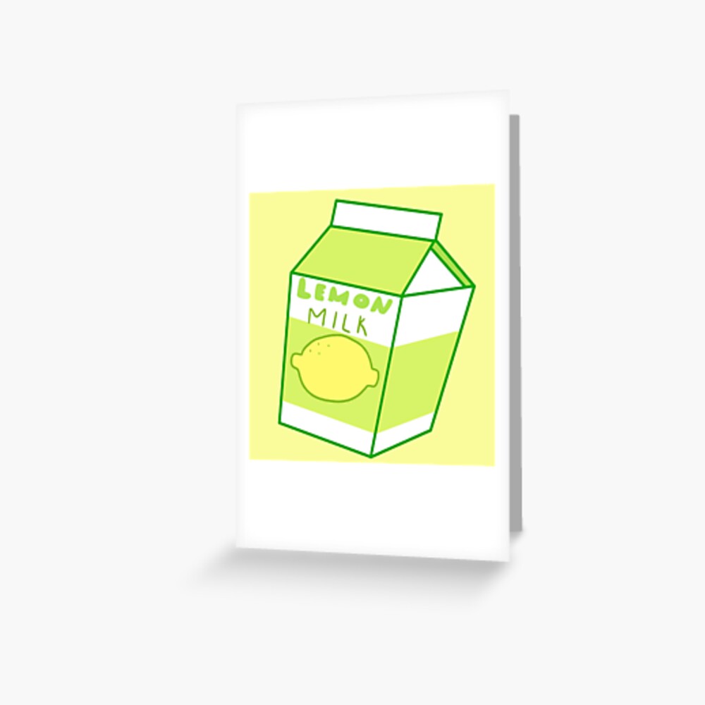 Lemon Milk Greeting Card