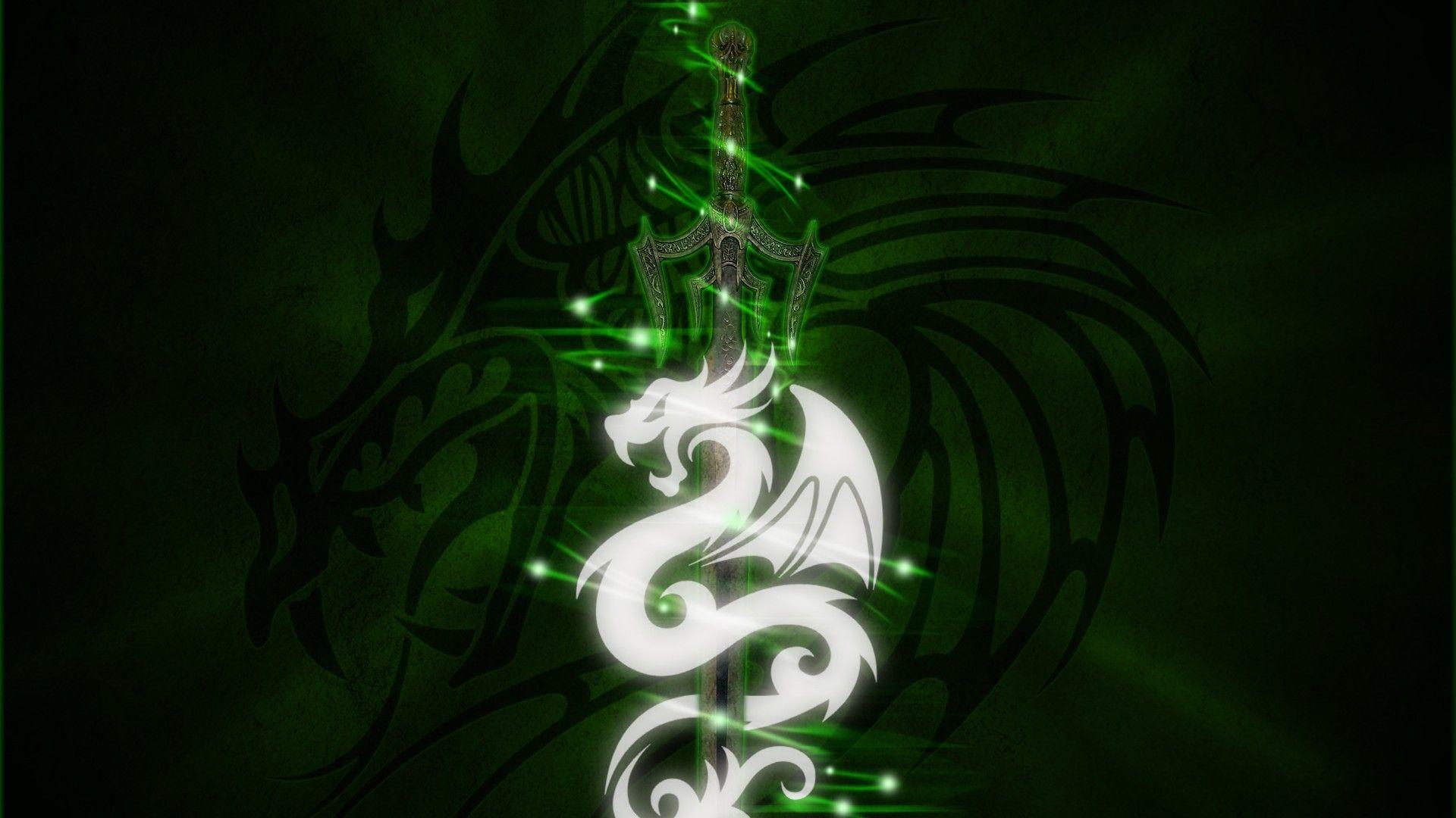 Green Dragon Wallpaper