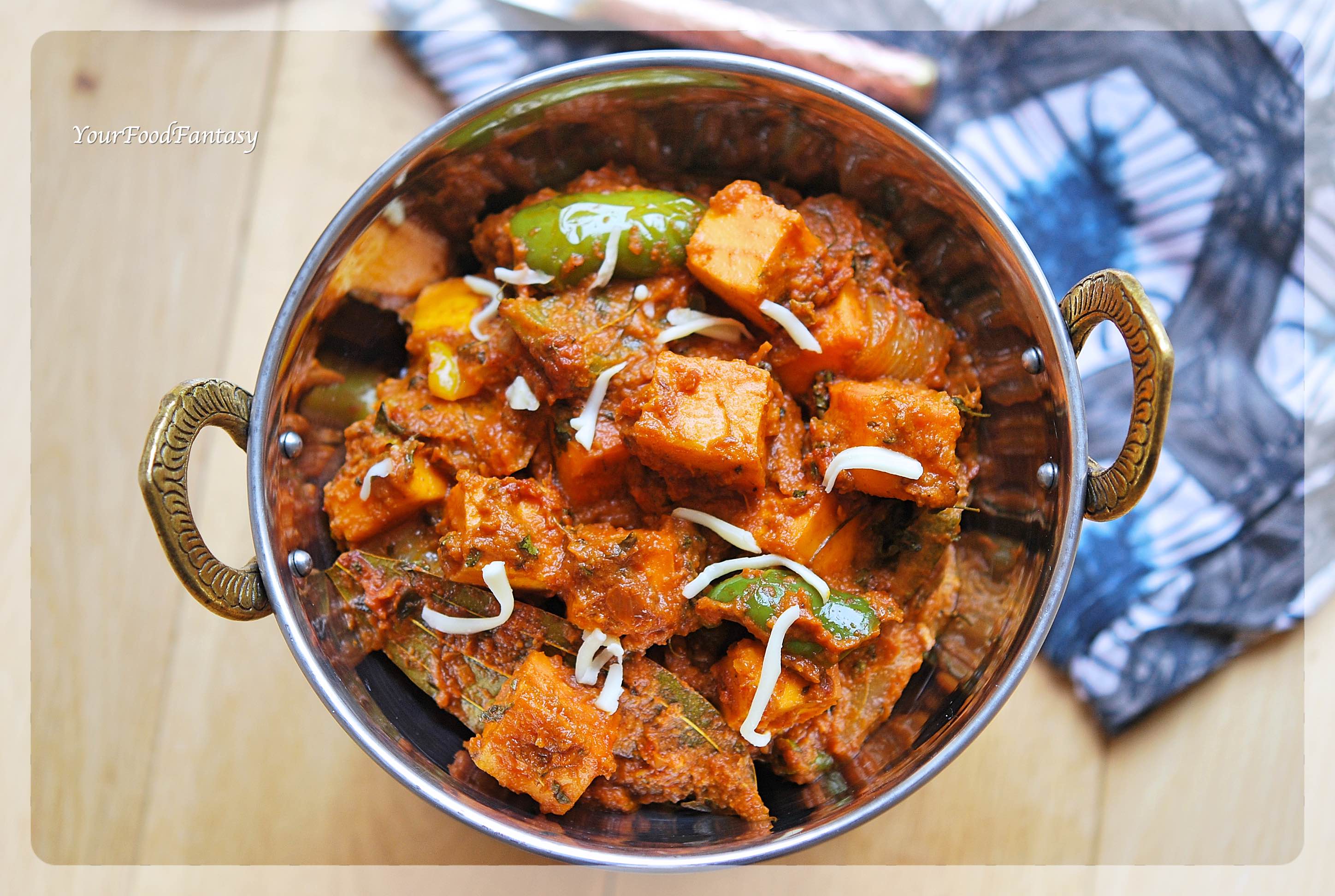 Best Kadai Paneer Recipe (Plus Video) Food Fantasy