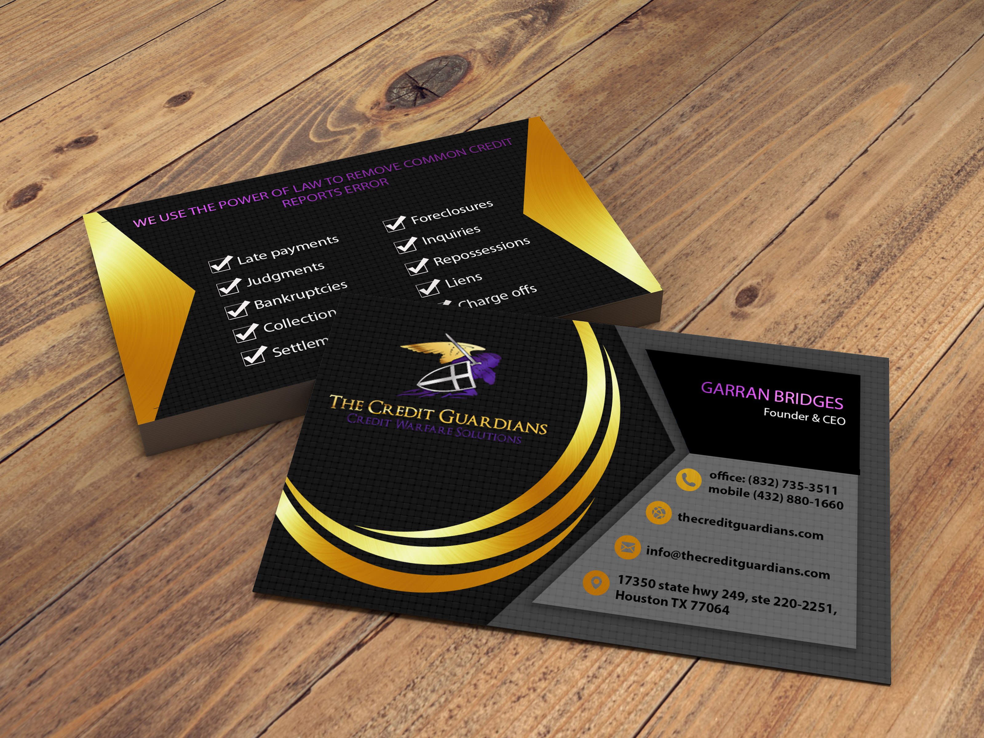 Do luxury business card or visiting card design in 12 hours