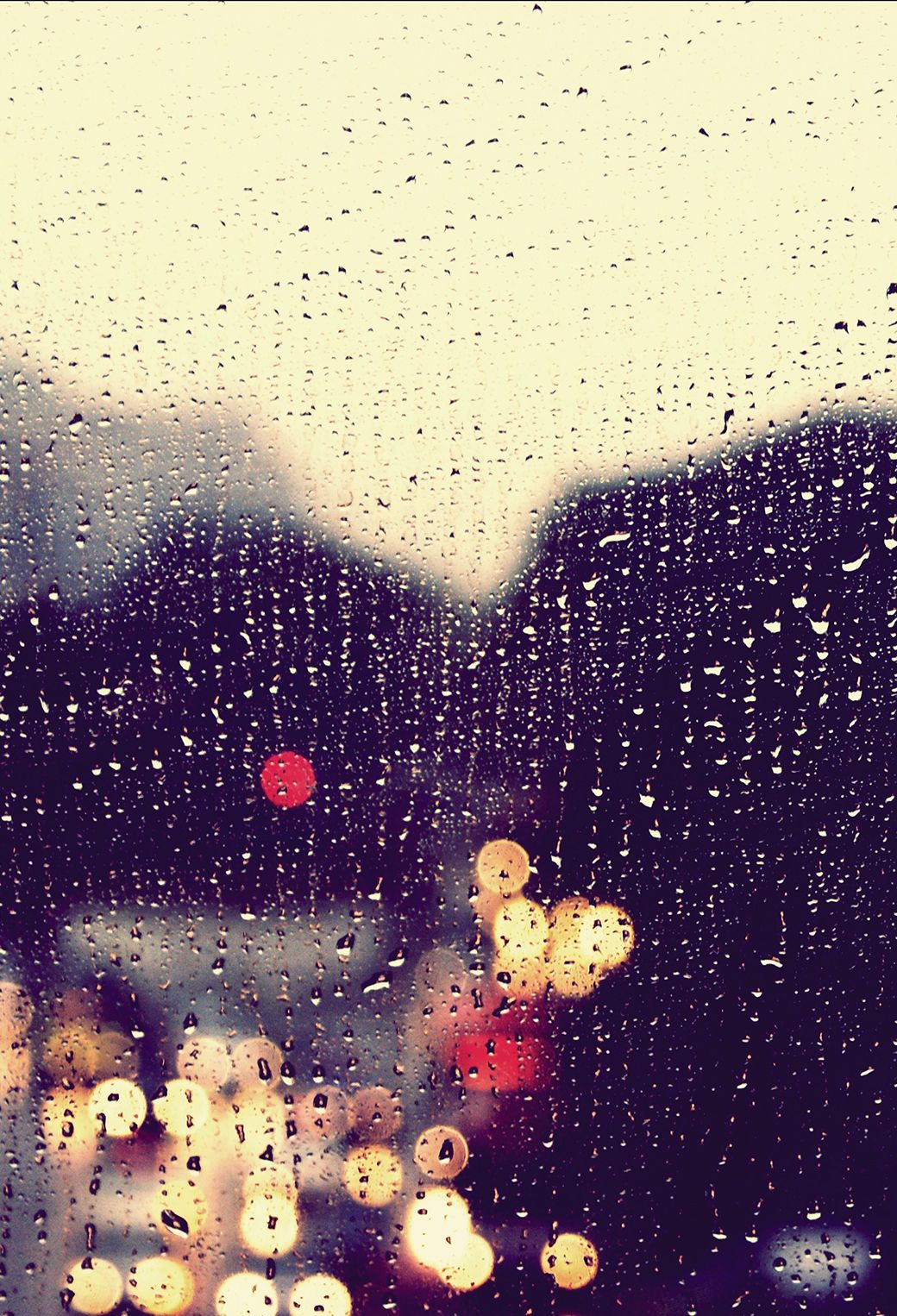 Winter Rain Wallpaper