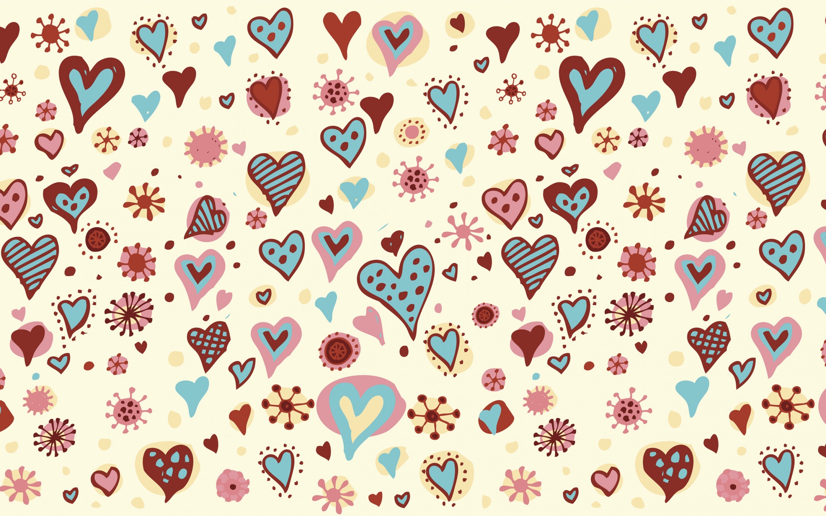 Valentines Day Hearts Textures MacBook Air Wallpaper Download