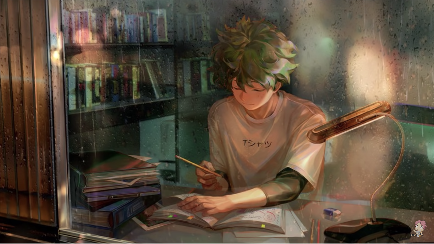 Anime Studying Wallpaper Free Anime Studying Background