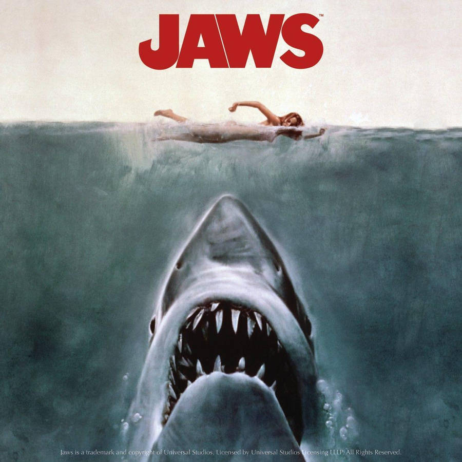 Download Grey Jaws Movie Poster Wallpaper