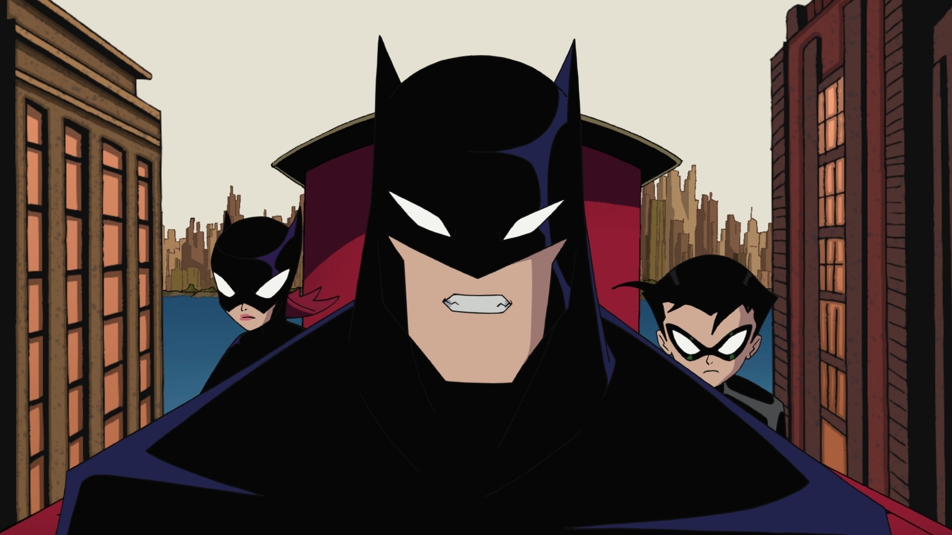 Bat team & Robin Wallpaper