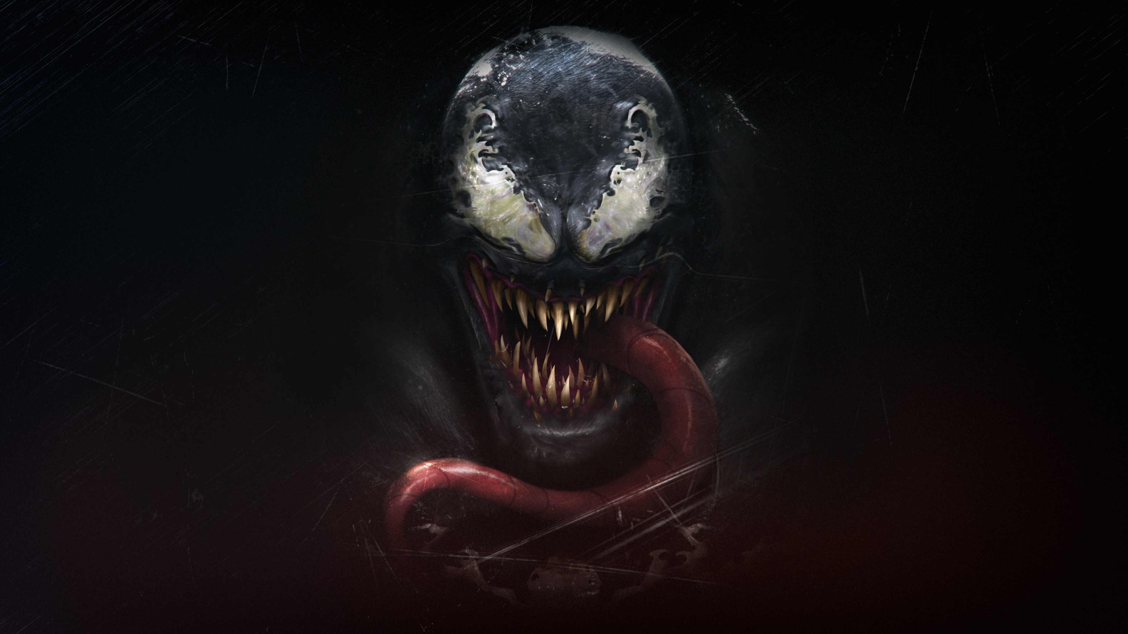 Venom Dark Wallpaper 4K