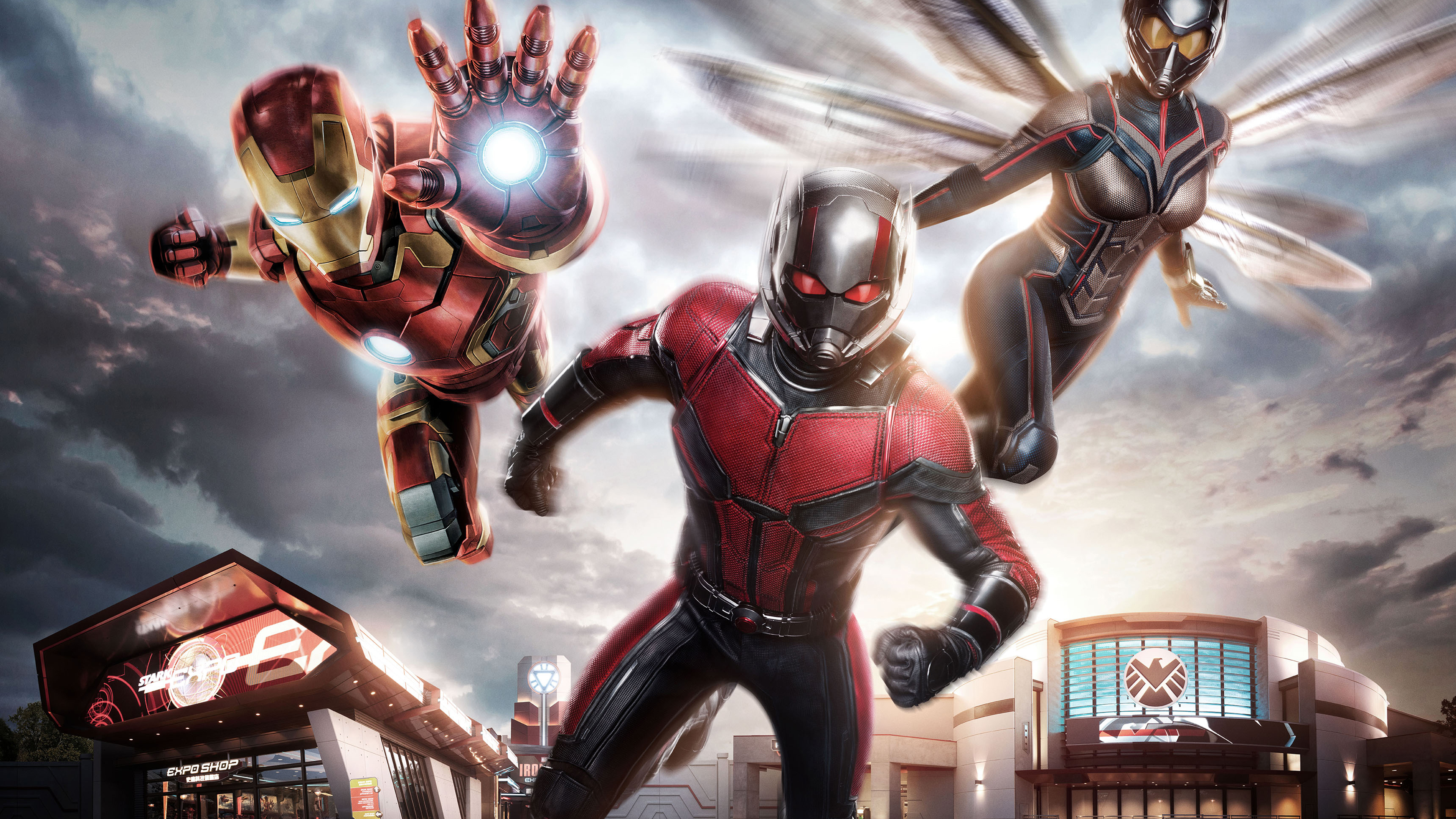 Iron Man Ant Man Wasp 4k A Trip To Hong Kong Disneyland 2019