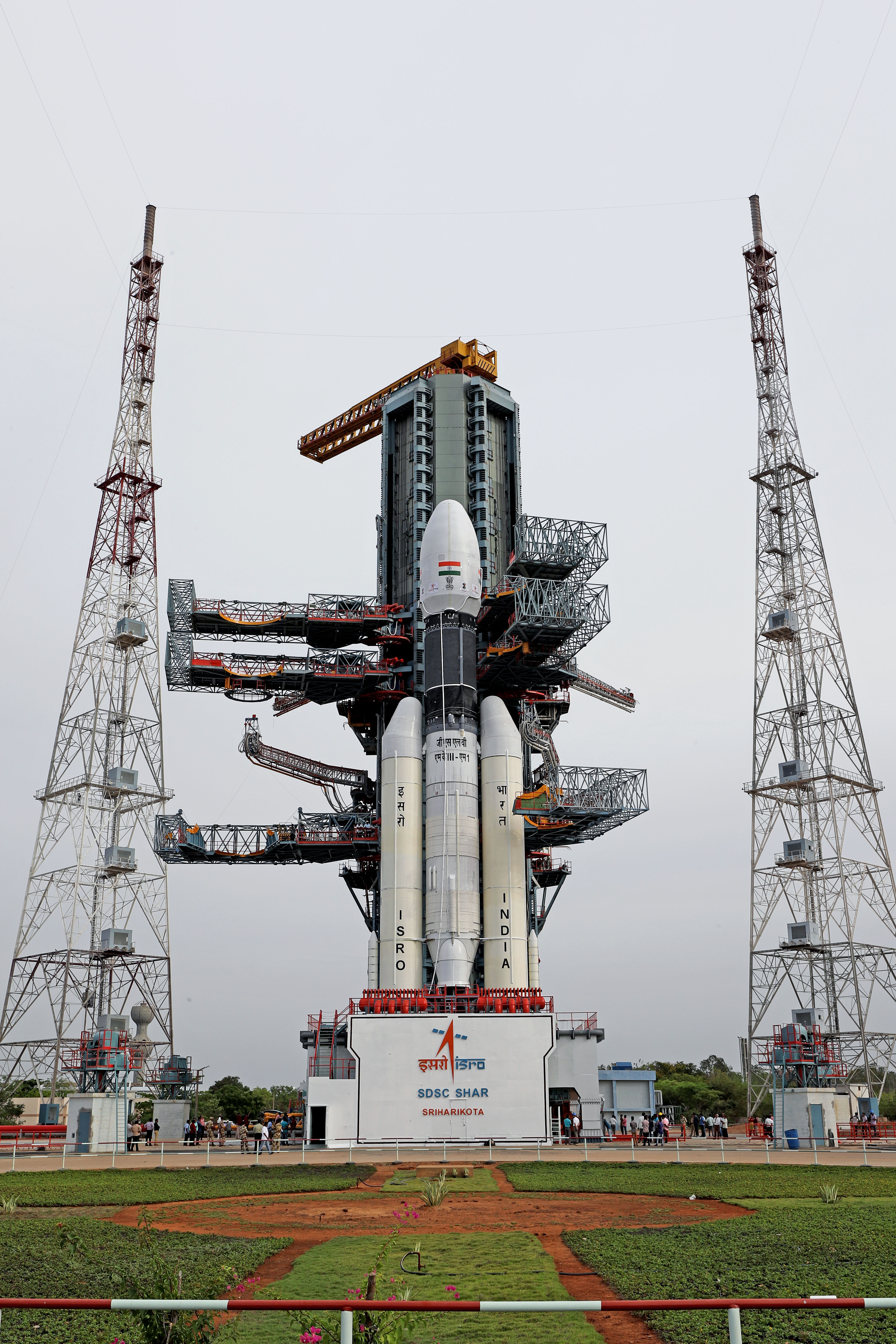 GSLV Mk III M Chandrayaan 2 View Of GSLV Mk III M1 Vehicle At The Second Launch