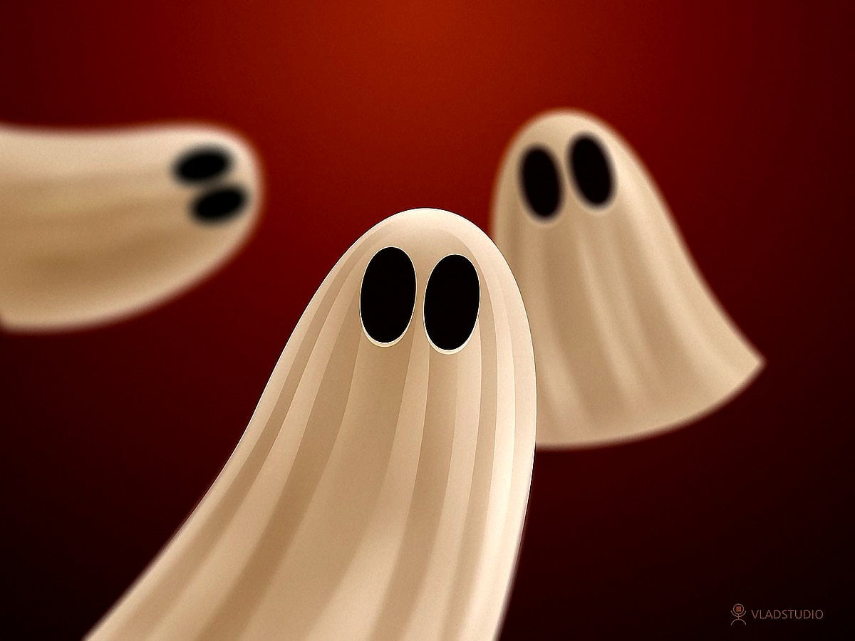 Cool wallpaper Halloween, White, Ghost. FREE Download background