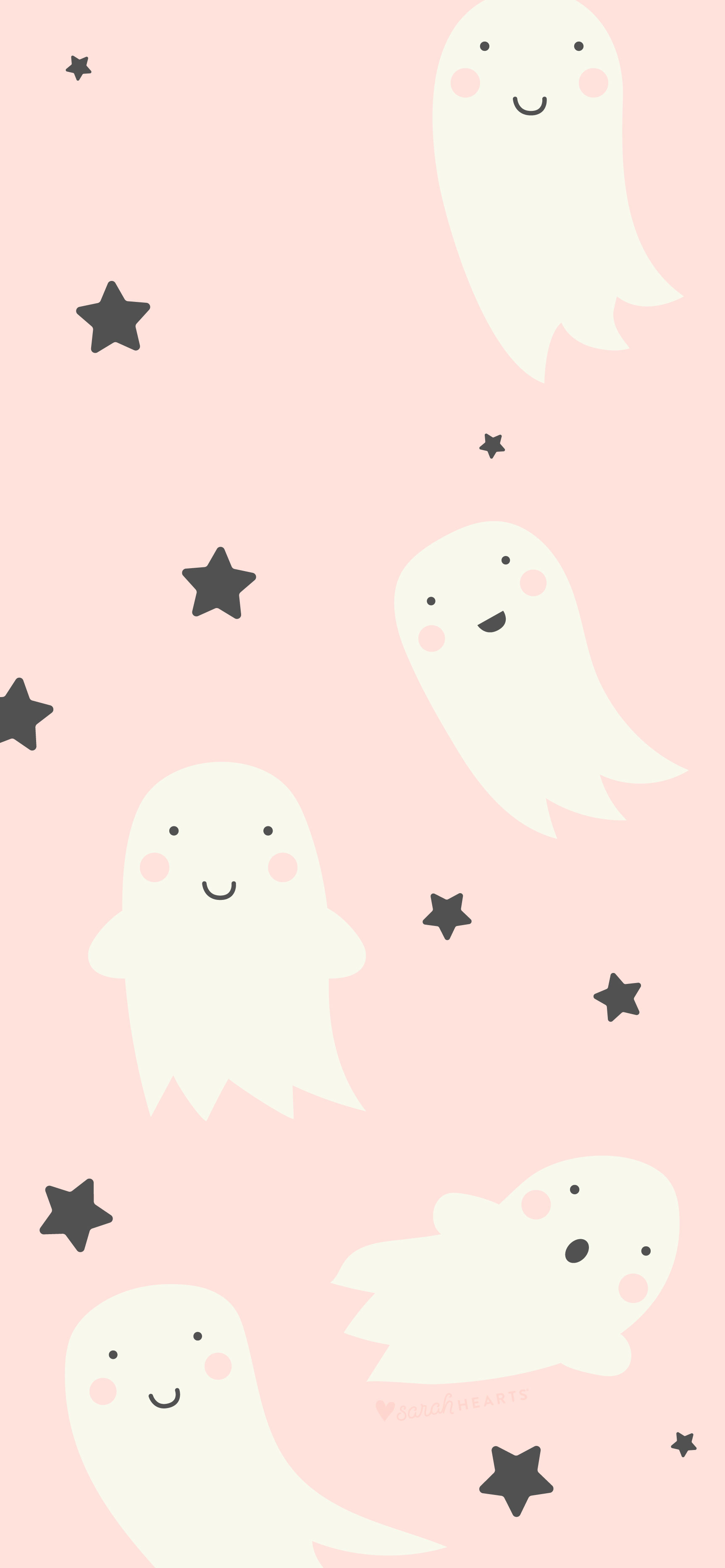 October 2020 Ghost Calendar Wallpaper