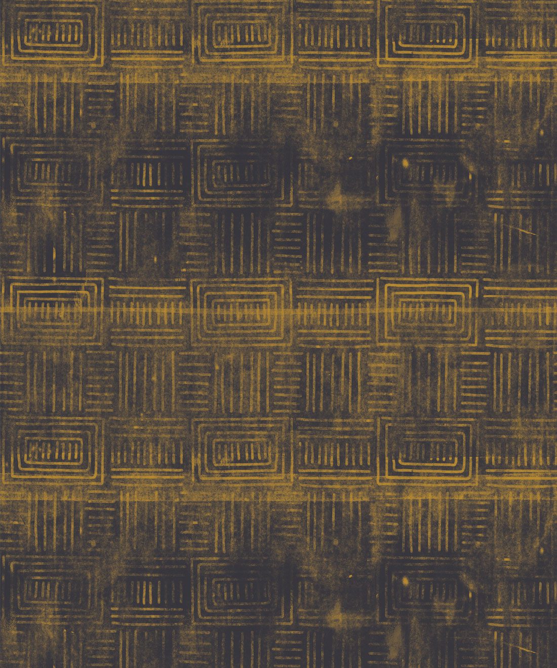 Layered Boho • Textured Bohemian Style Wallpaper