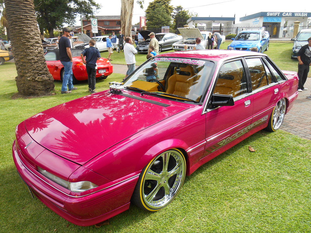 Holden VL Calais Turbo. On display was this hot pink 1