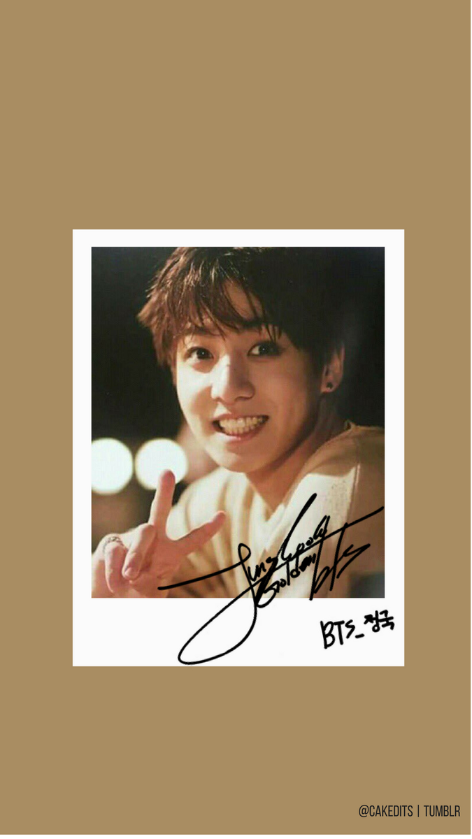 t jungkook fake signed polaroid wallpaper edit #BTS #BTSWALLPAPER