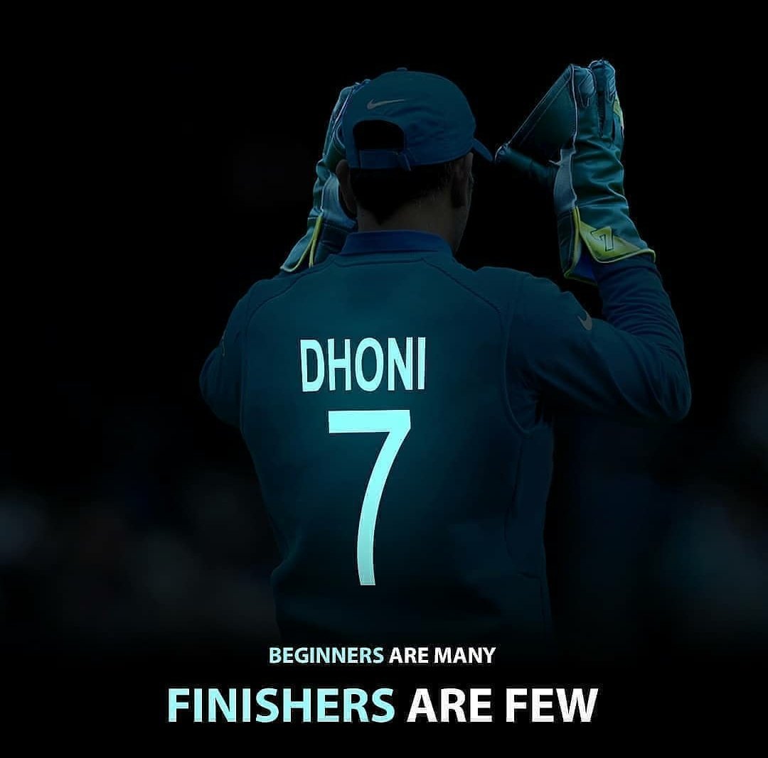 TEAM MS DHONI #Dhoni are many. Finishers are few. Happy birthday to the best finisher in the world #HappyBirthdayDhoni