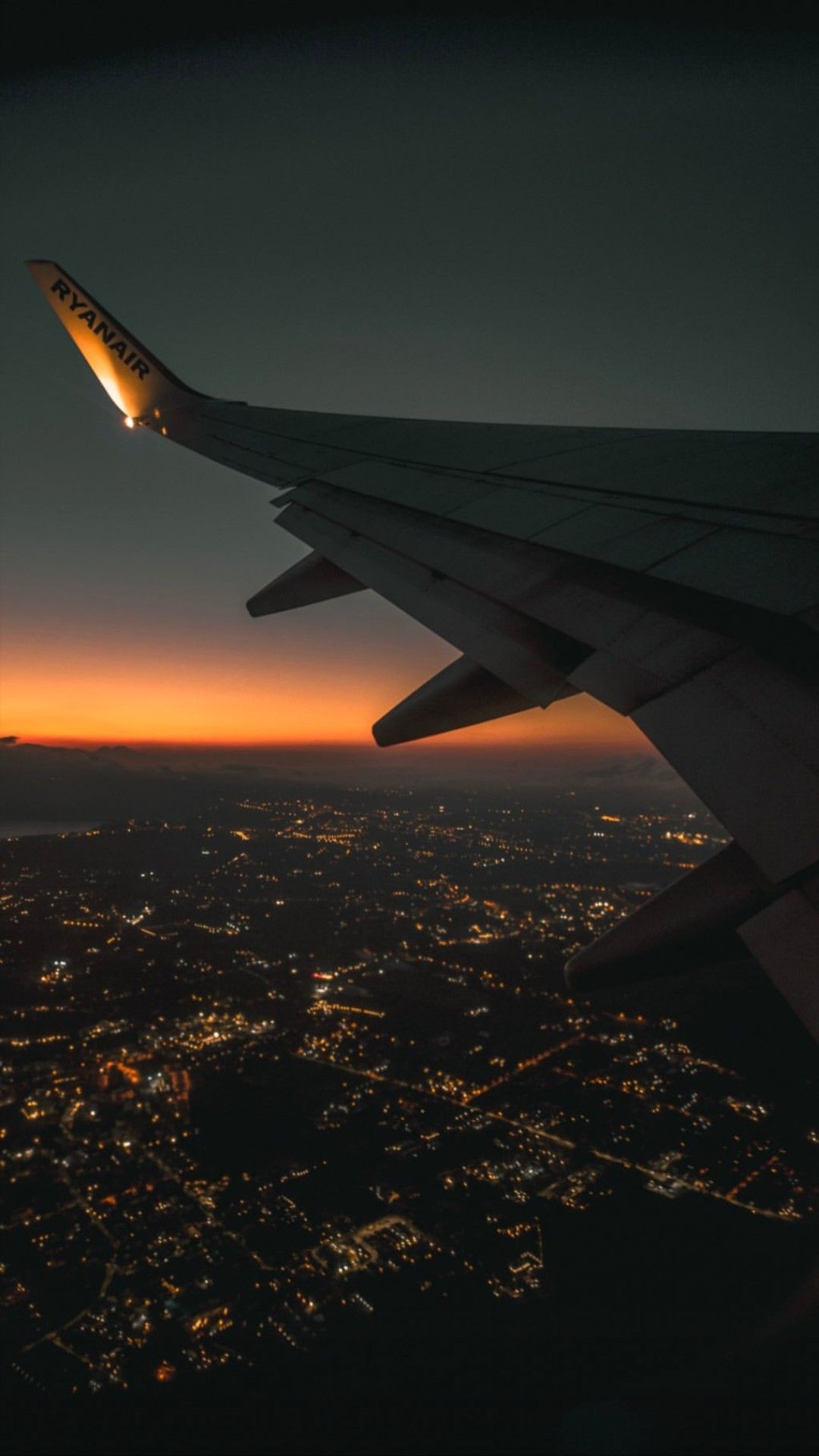 Airplanes At Night Wallpaper