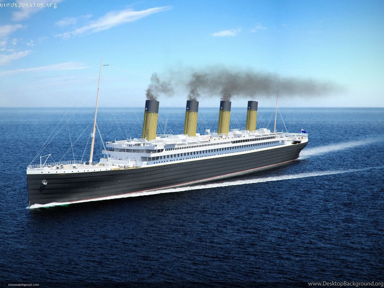 Titanic Ship Wallpaper Desktop Background