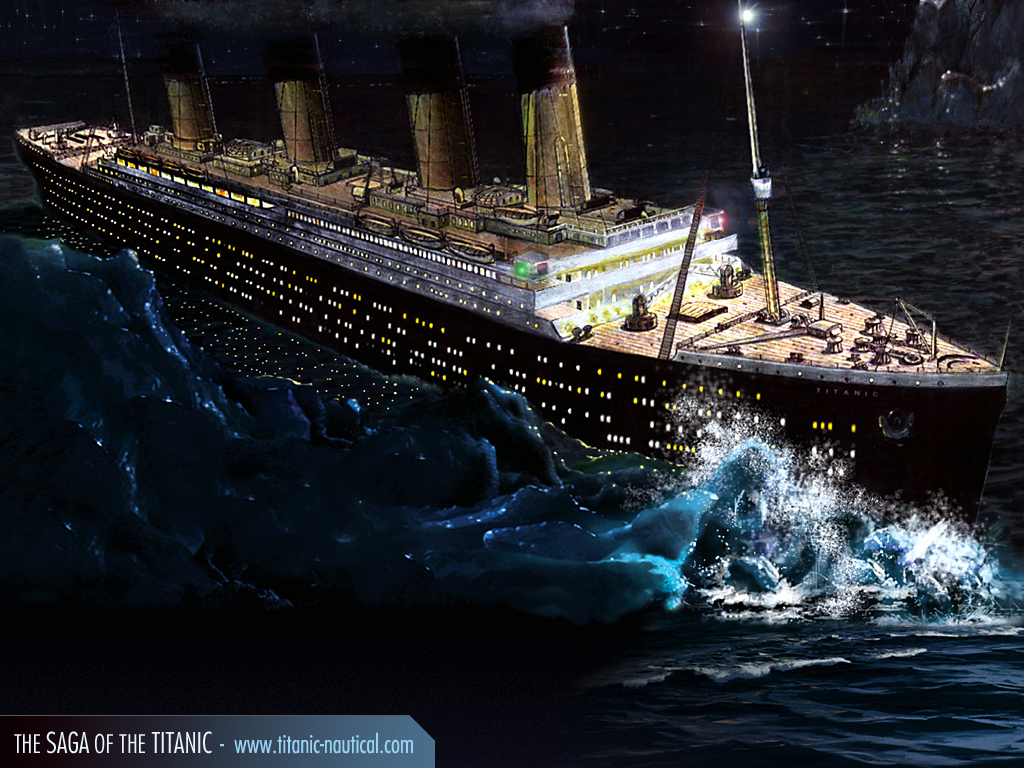 RMS Titanic Wallpaper.M.S. TITANIC Wallpaper