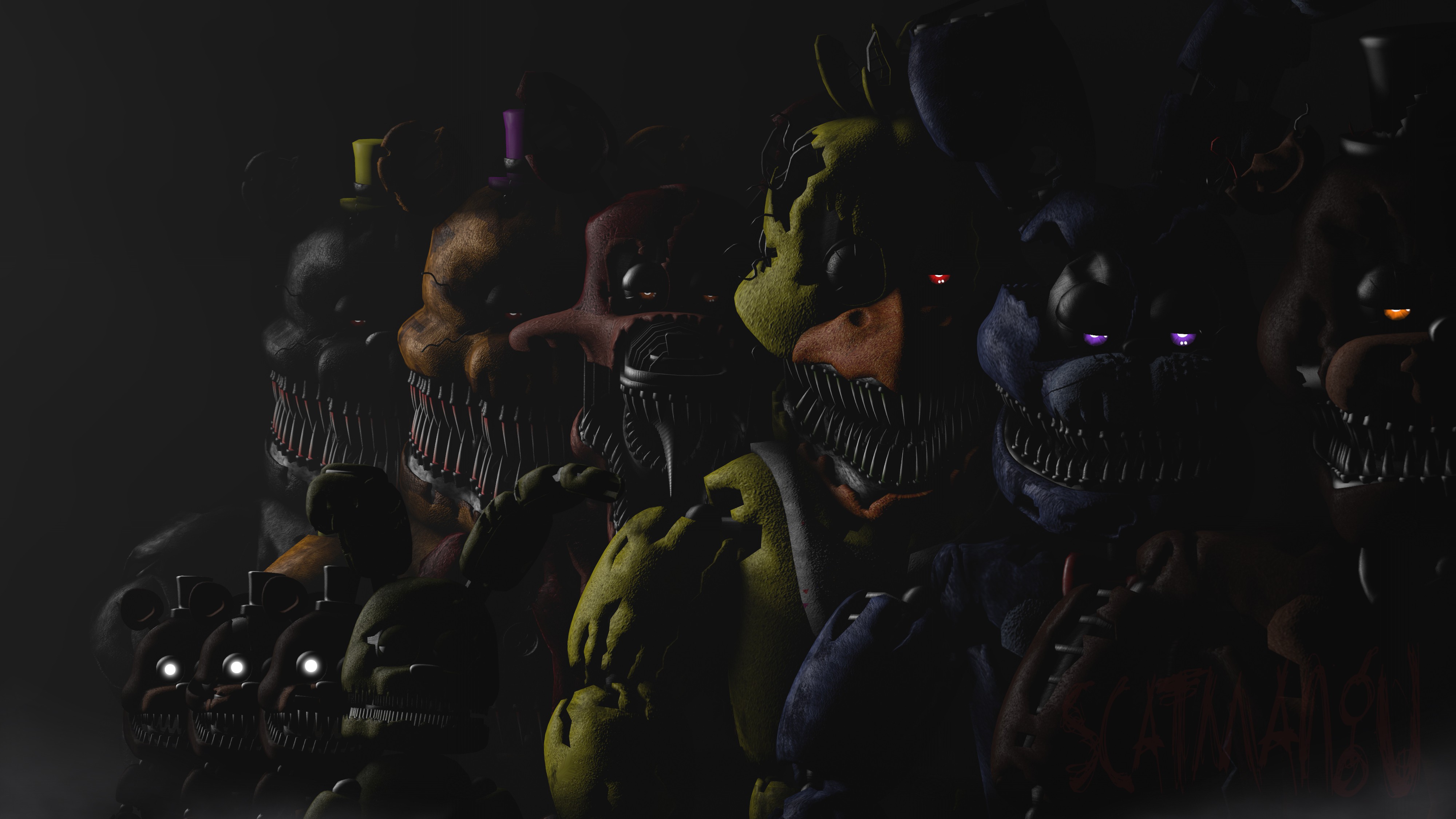 Five Nights at Freddys, Video games Wallpaper HD / Desktop and Mobile Background