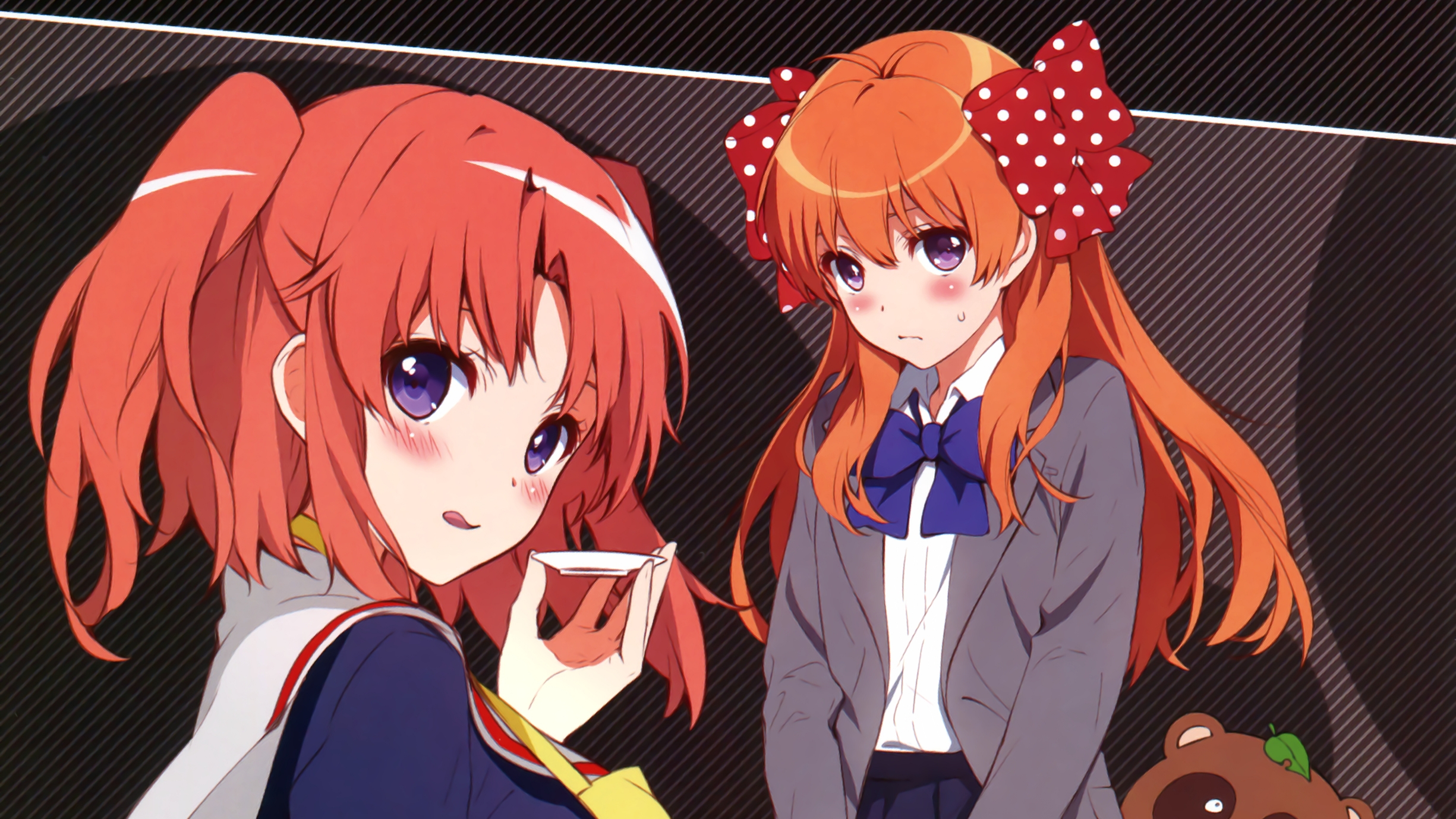 Chiyo Sakura Kobeni Yonomori Mikakunin De Shinkoukei Monthly Girls Nozaki Kun Wallpaper:2450x1378
