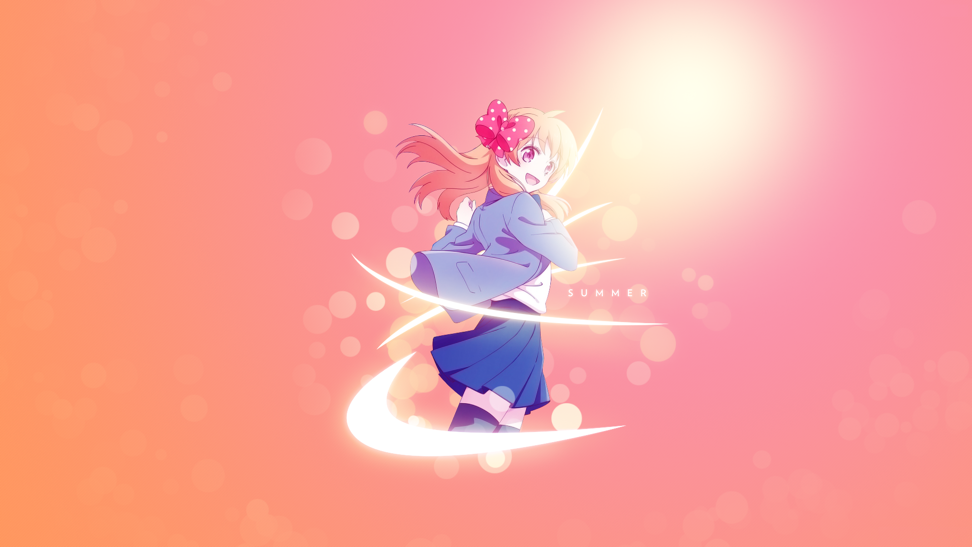 Wallpaper, Gekkan Shoujo Nozaki kun, Sakura Chiyo 1920x1080