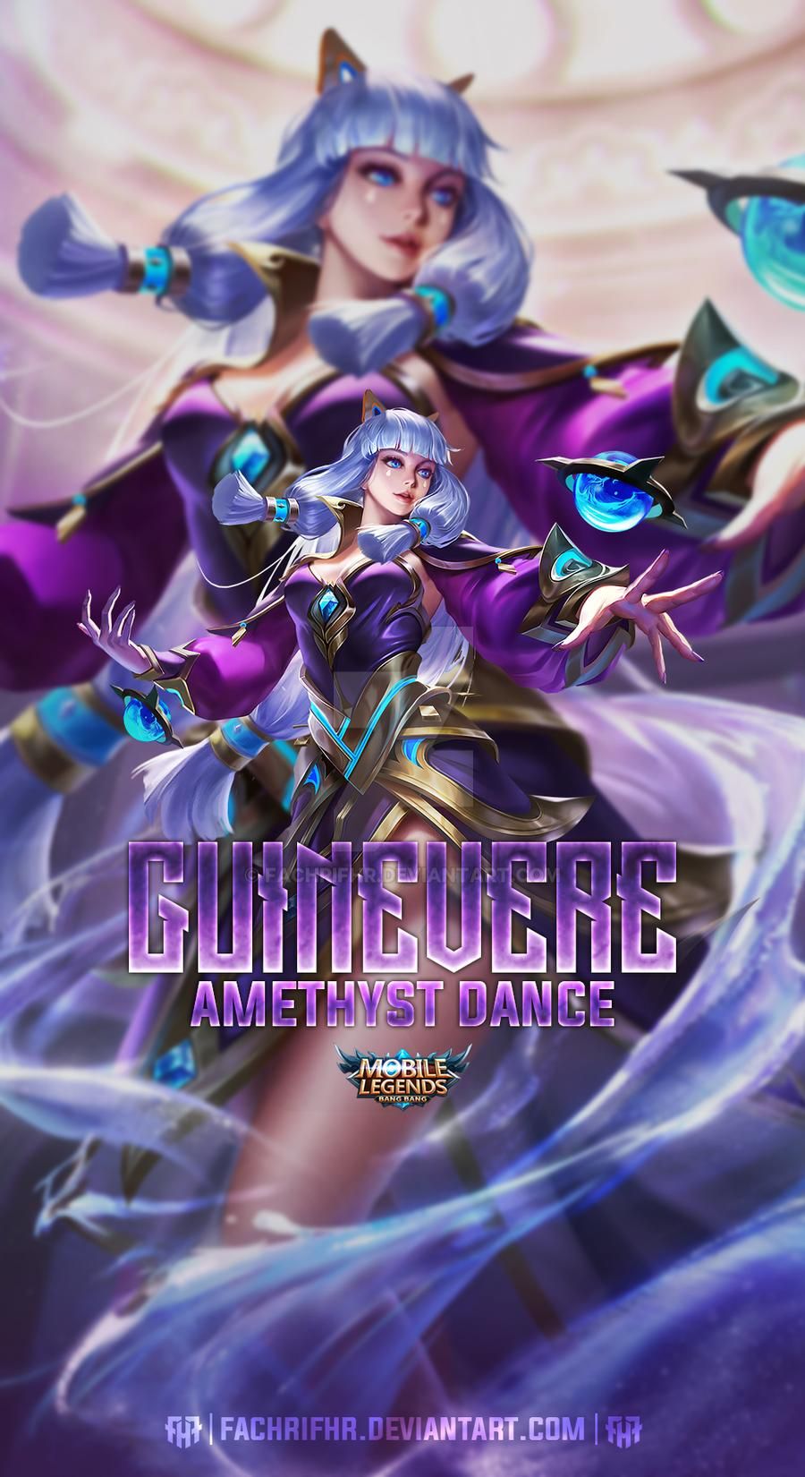 Dark As Night: MLBB Guinevere Wallpaper