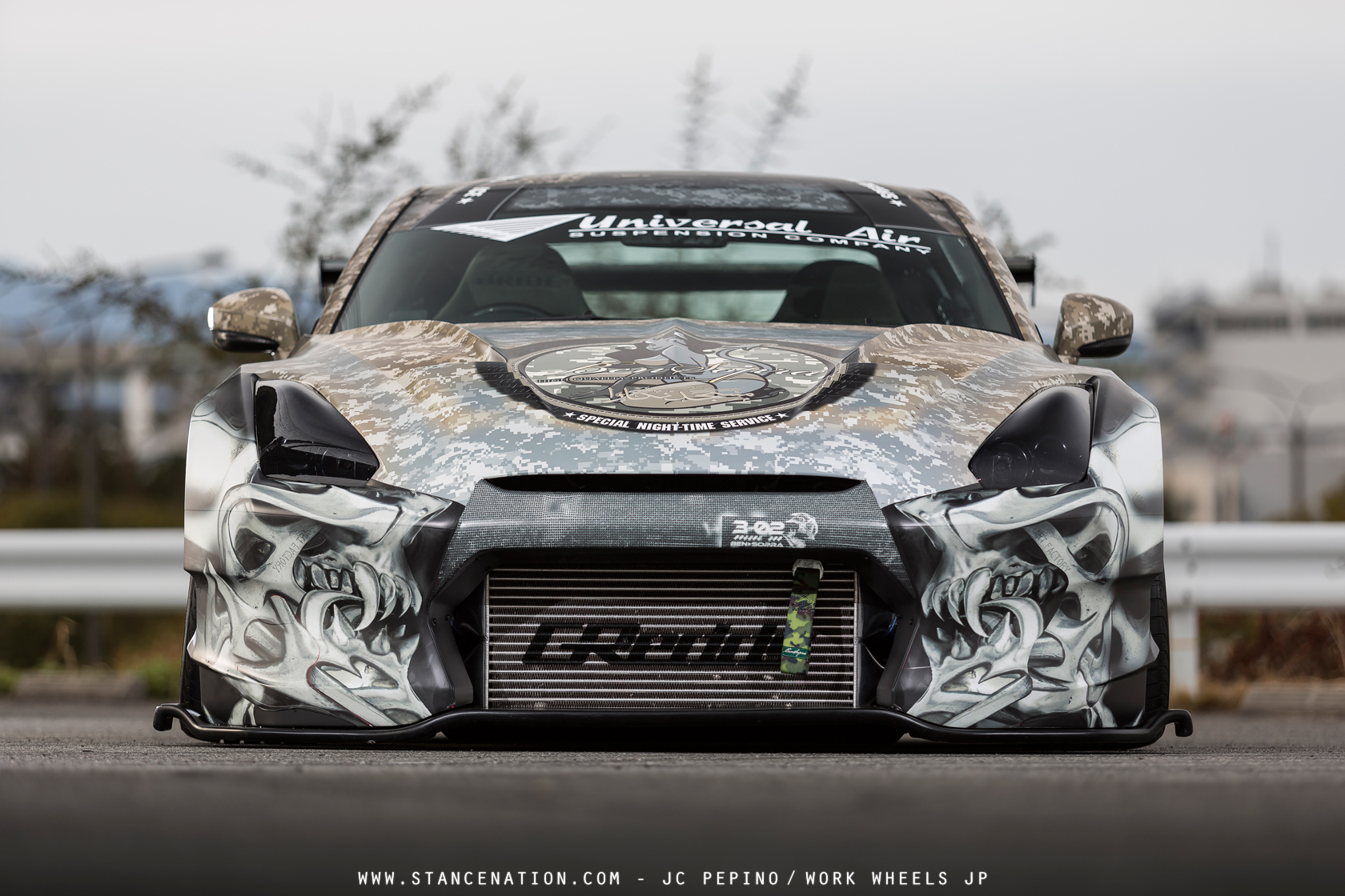 BEN SOPRA X UNIVERSAL AIR X ART FACTORY NISSAN GT R. StanceNation™ // Form > Function