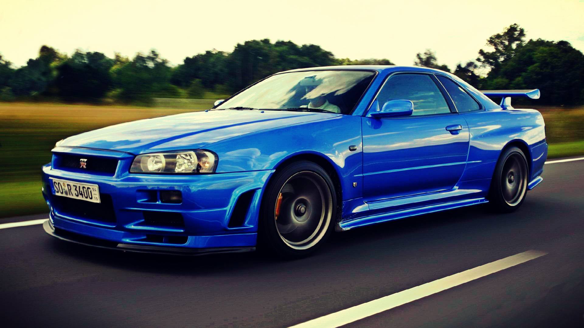 R34 Blue Wallpaper