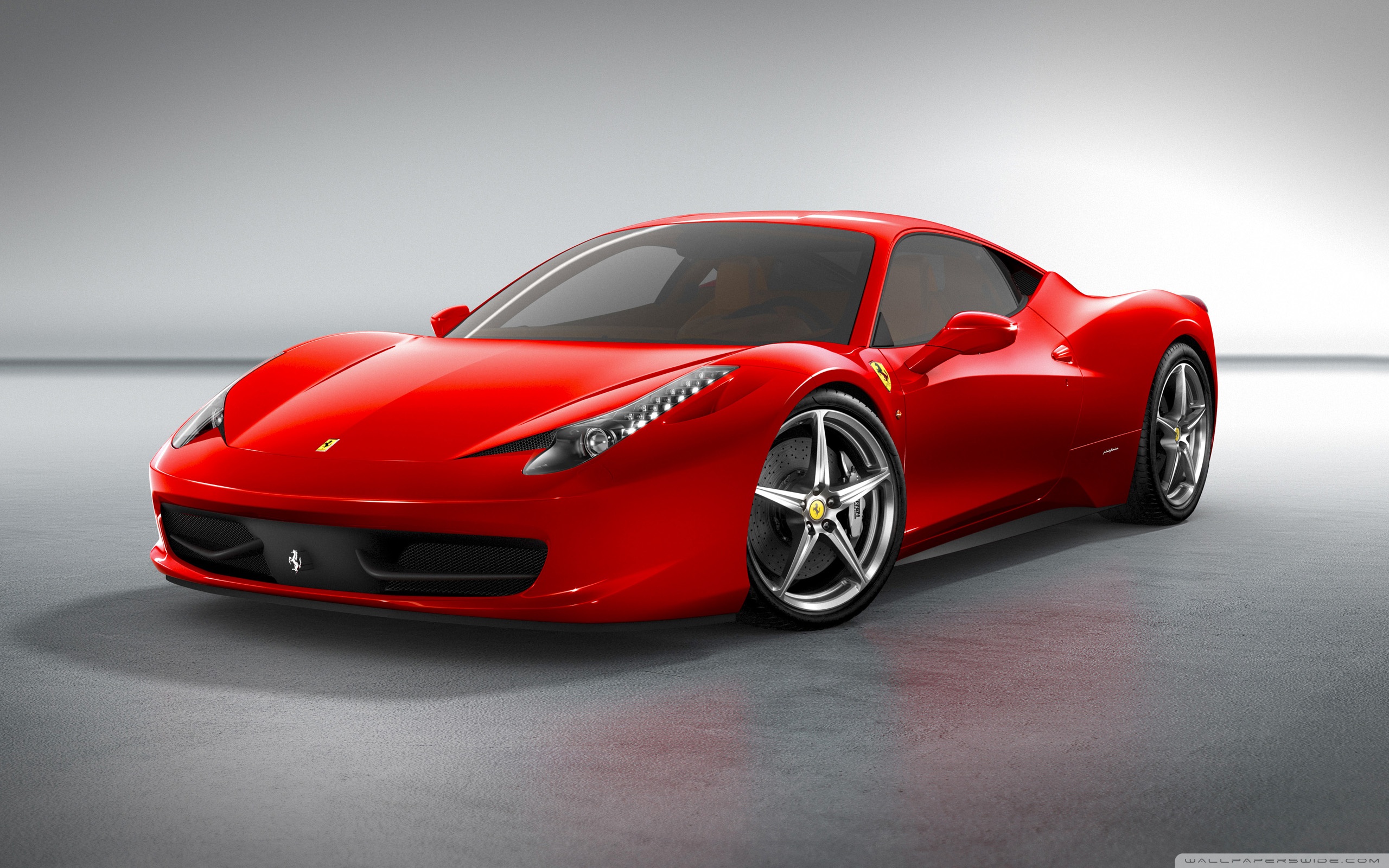 Ferrari 458 Italia Front Angle View Ultra HD Desktop Background Wallpaper for 4K UHD TV, Widescreen & UltraWide Desktop & Laptop, Multi Display, Dual Monitor, Tablet
