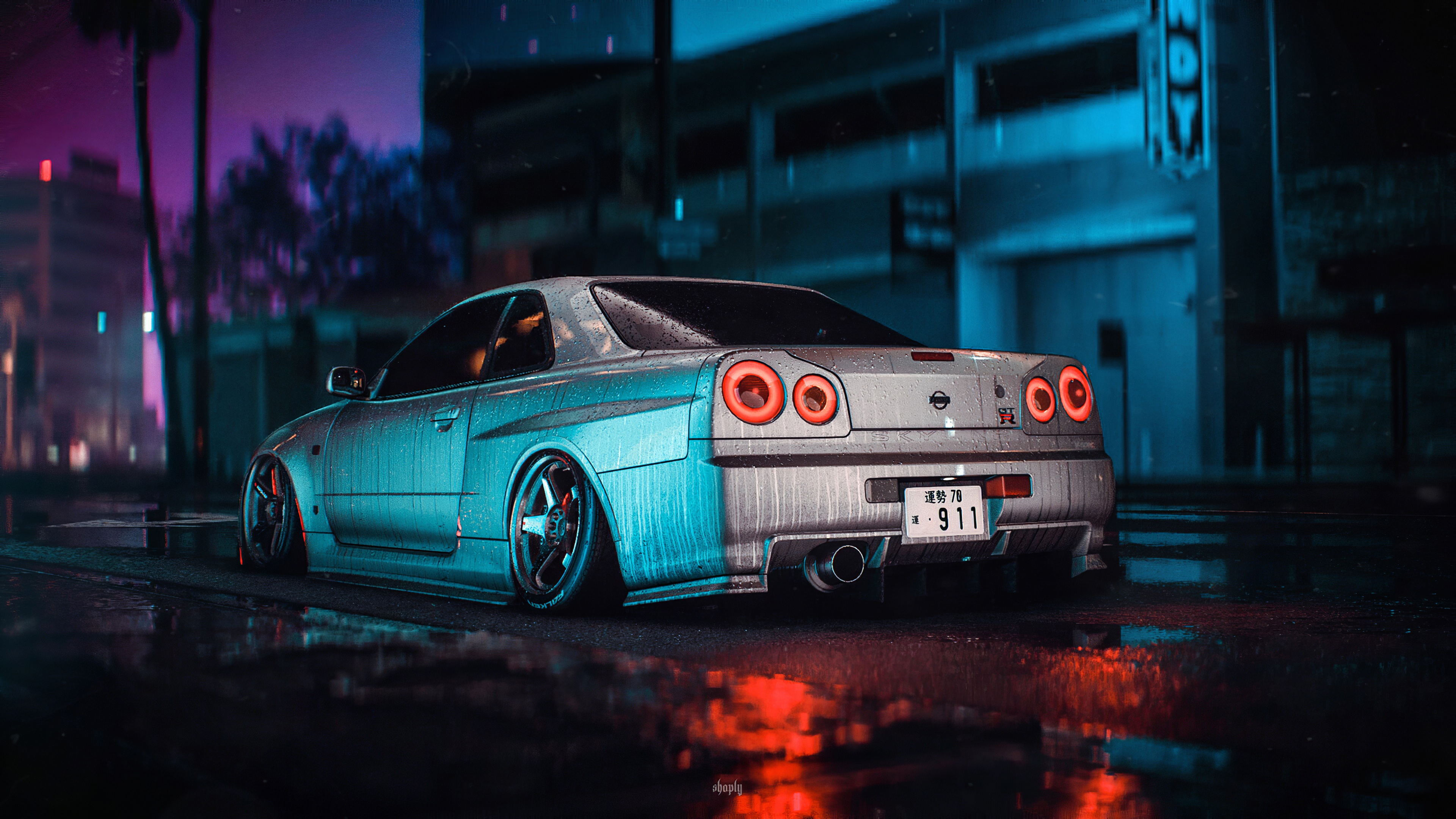 Wallpaper 4k Nfs Nissan Skyline GT R R34 Wallpaper