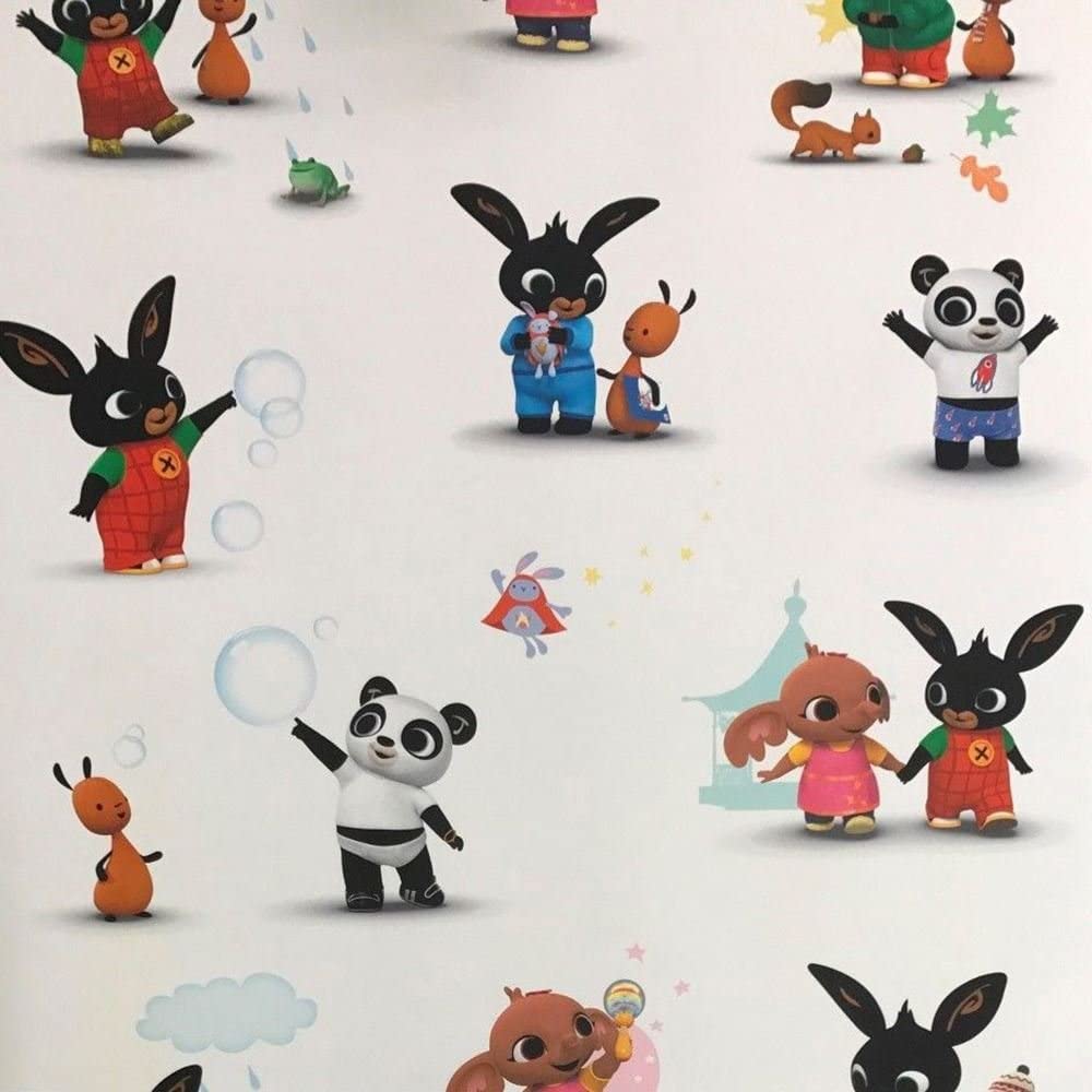 Official Bing Bunny Childrens Wallpaper Cartoon Rabbit CBeebies WP4 BIN BUN 12, Amazon.co.uk: DIY & Tools