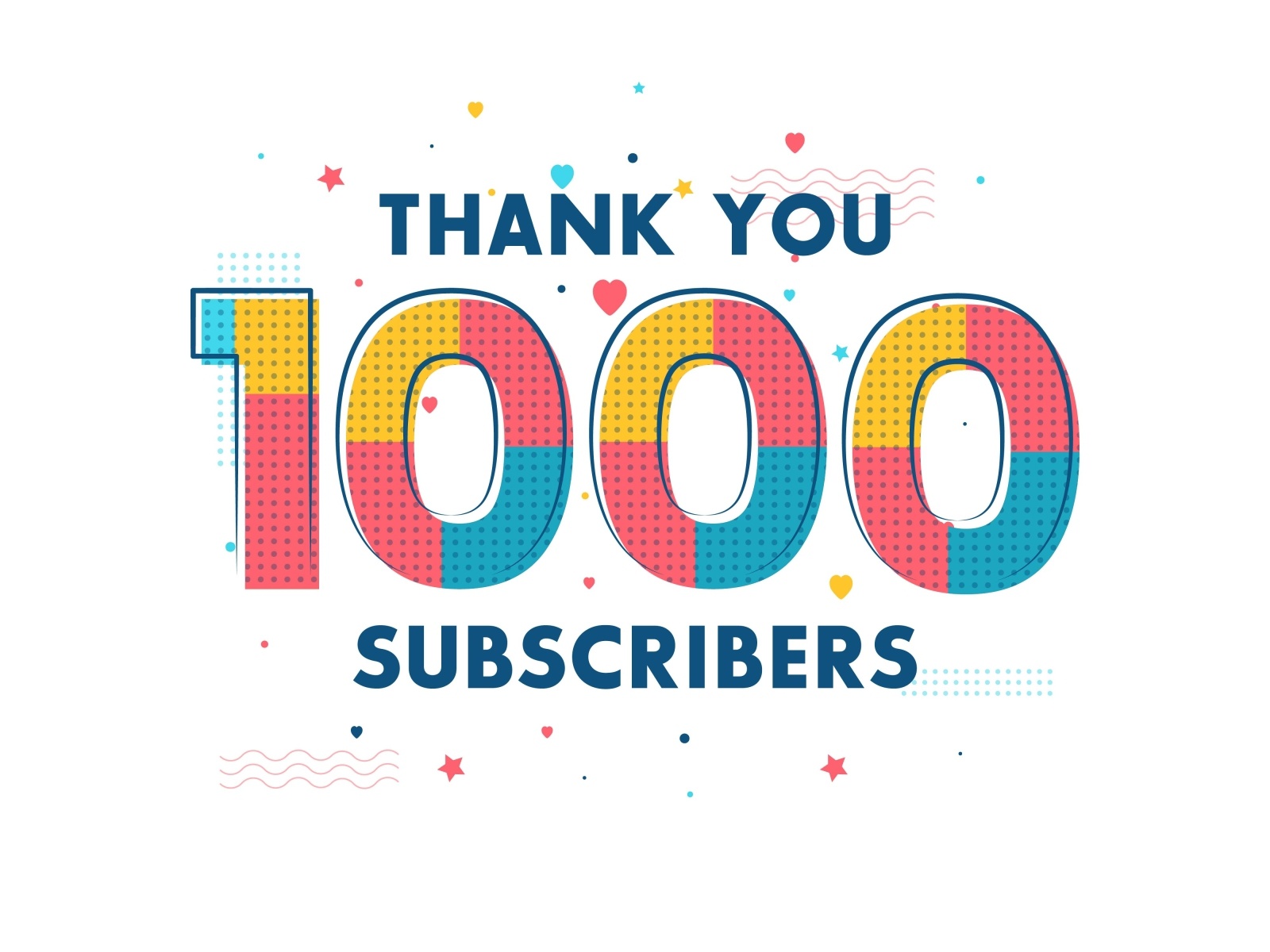 Thank you 1000 Subscribers celebration