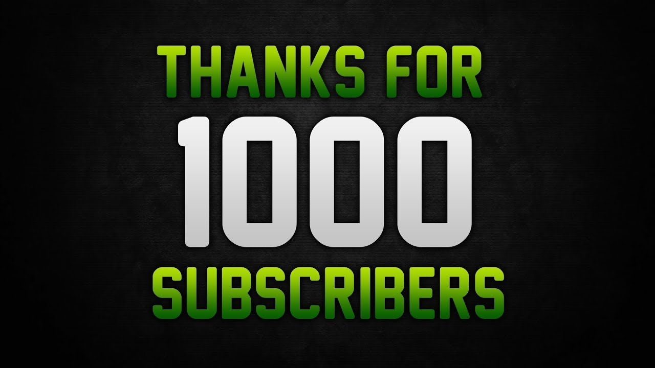 THANKS FOR K SUBSCRIBERS !!!