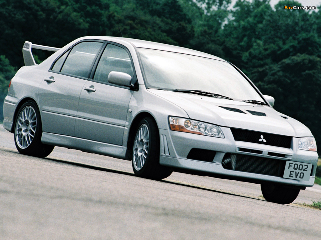 Mitsubishi Lancer Evolution VII FQ 300 2002 Wallpaper (1024x768)