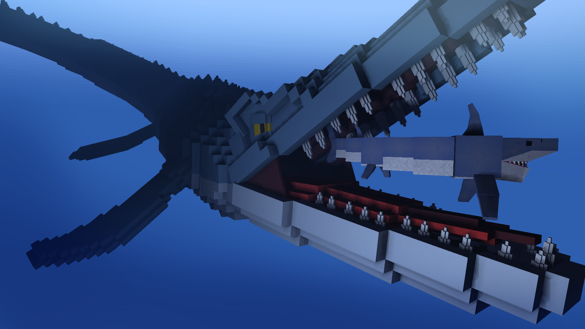 Mine Imator Mosasaurus (from Jurassic World Series) Rig Preview In Progress Imator Forums