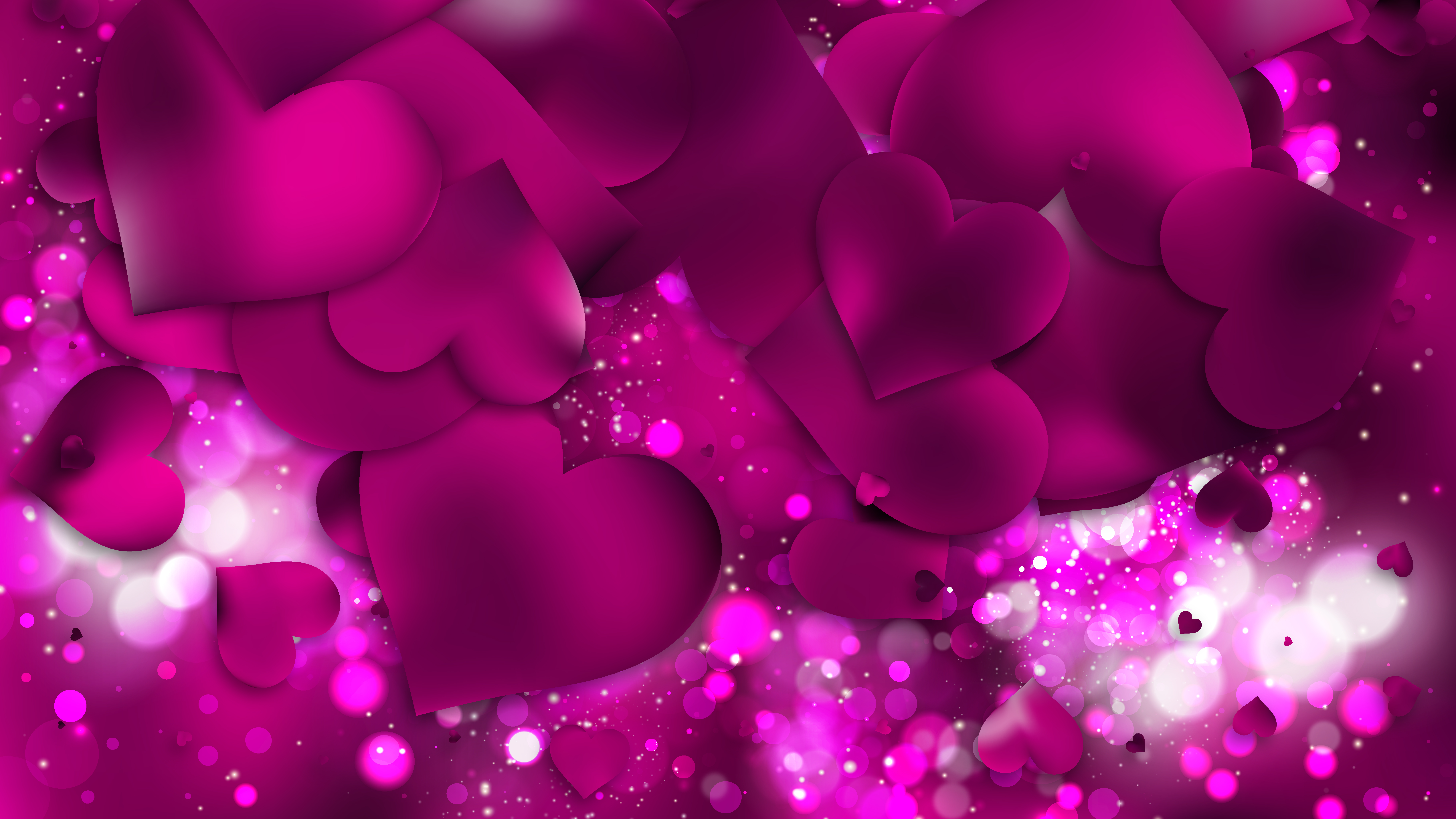 Free Purple Valentines Day Background Vector