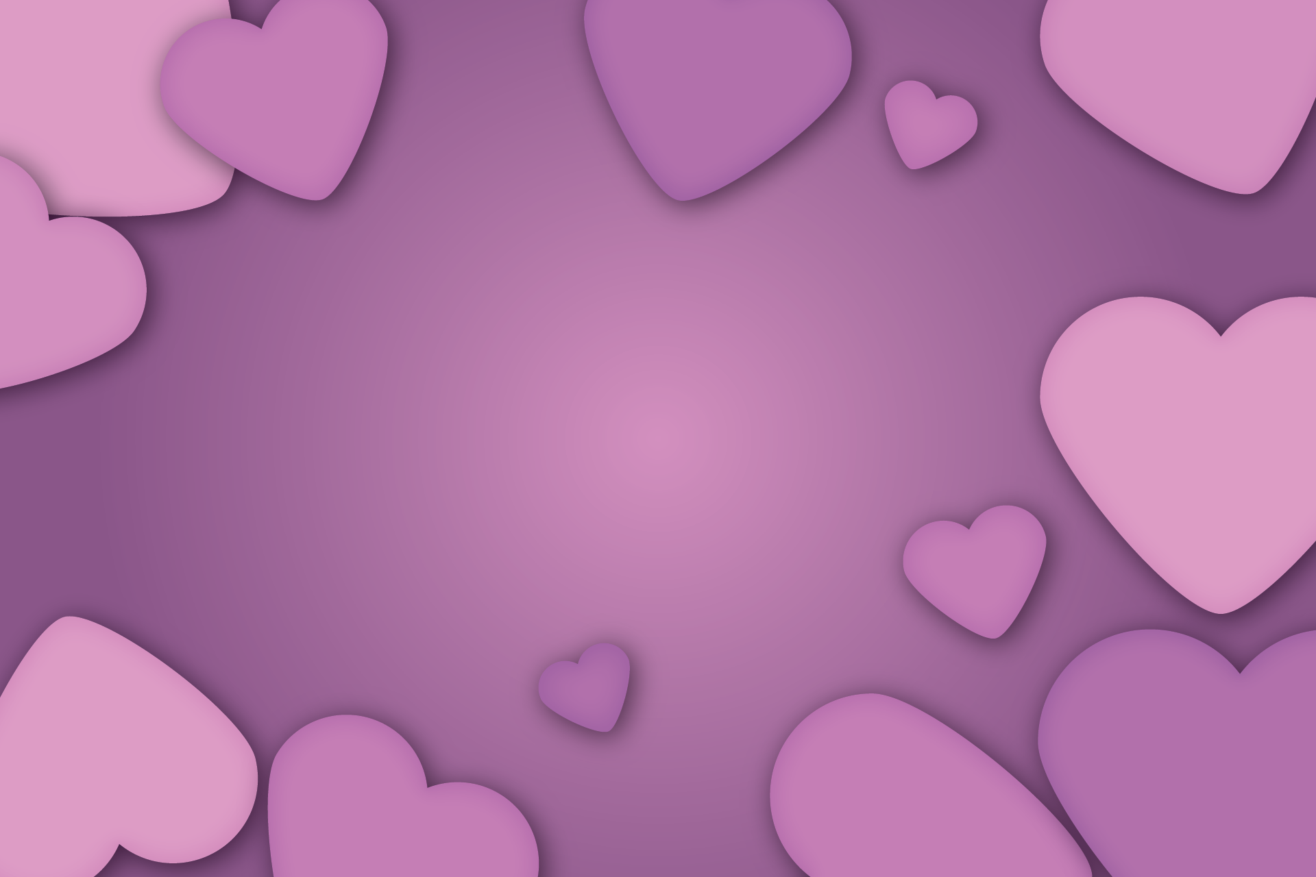 Valentine Background Purple Heart Graphic by studioisamu · Creative Fabrica