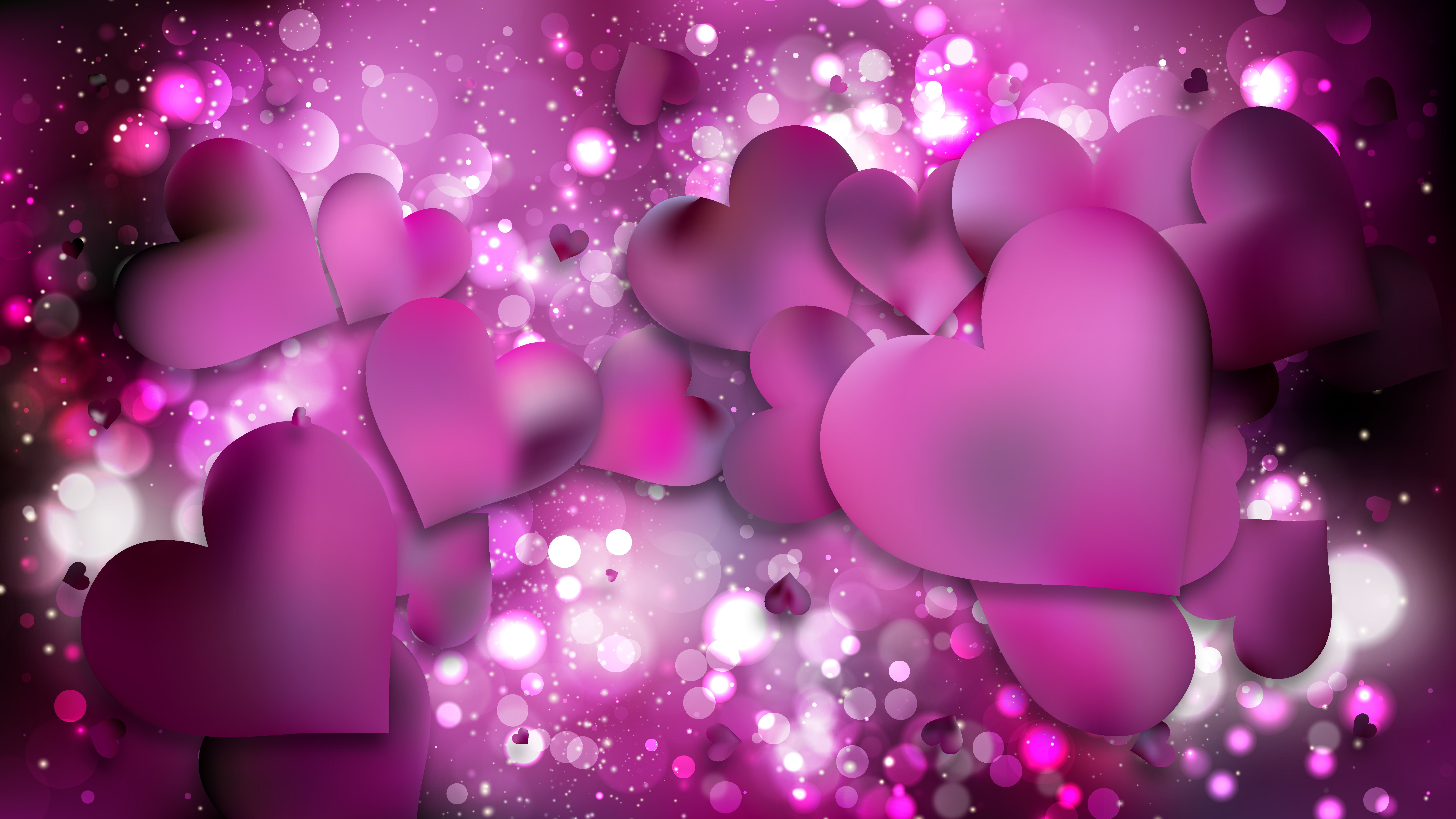 Free Purple and Black Valentine Background Graphic