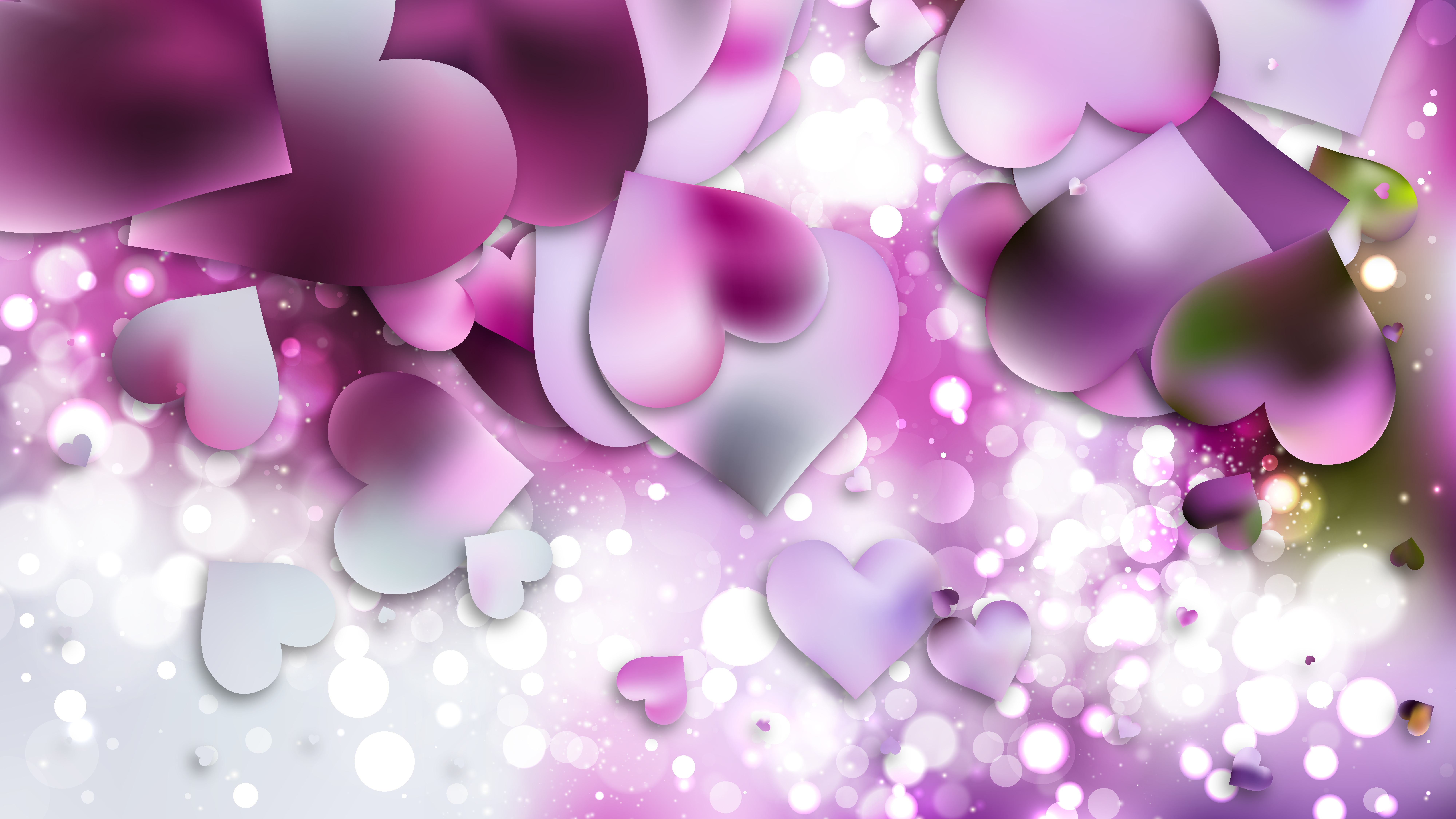 Free Light Purple Valentine Background