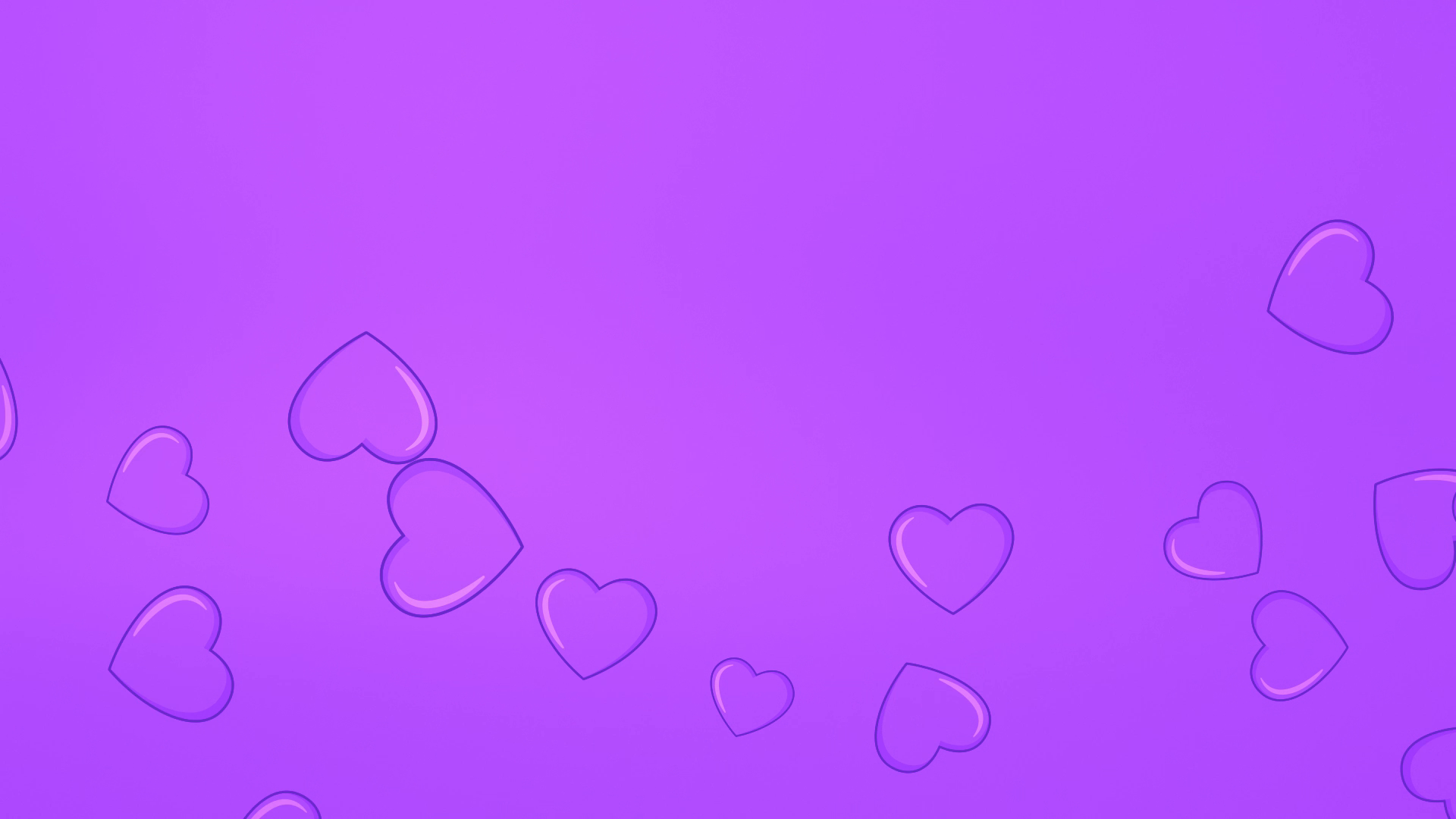 Valentines Purple Heart Background Effect. FootageCrate FX Archives