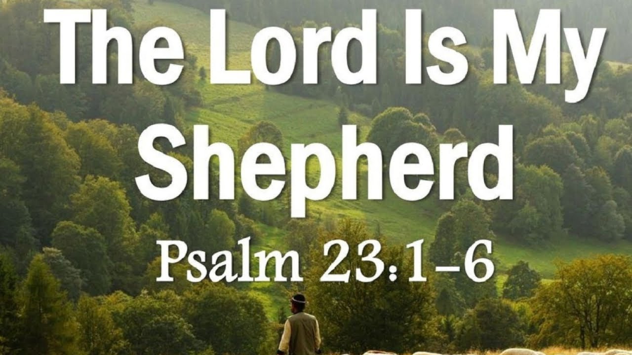 THE LORD IS MY SHEPHERD. #Psalm23