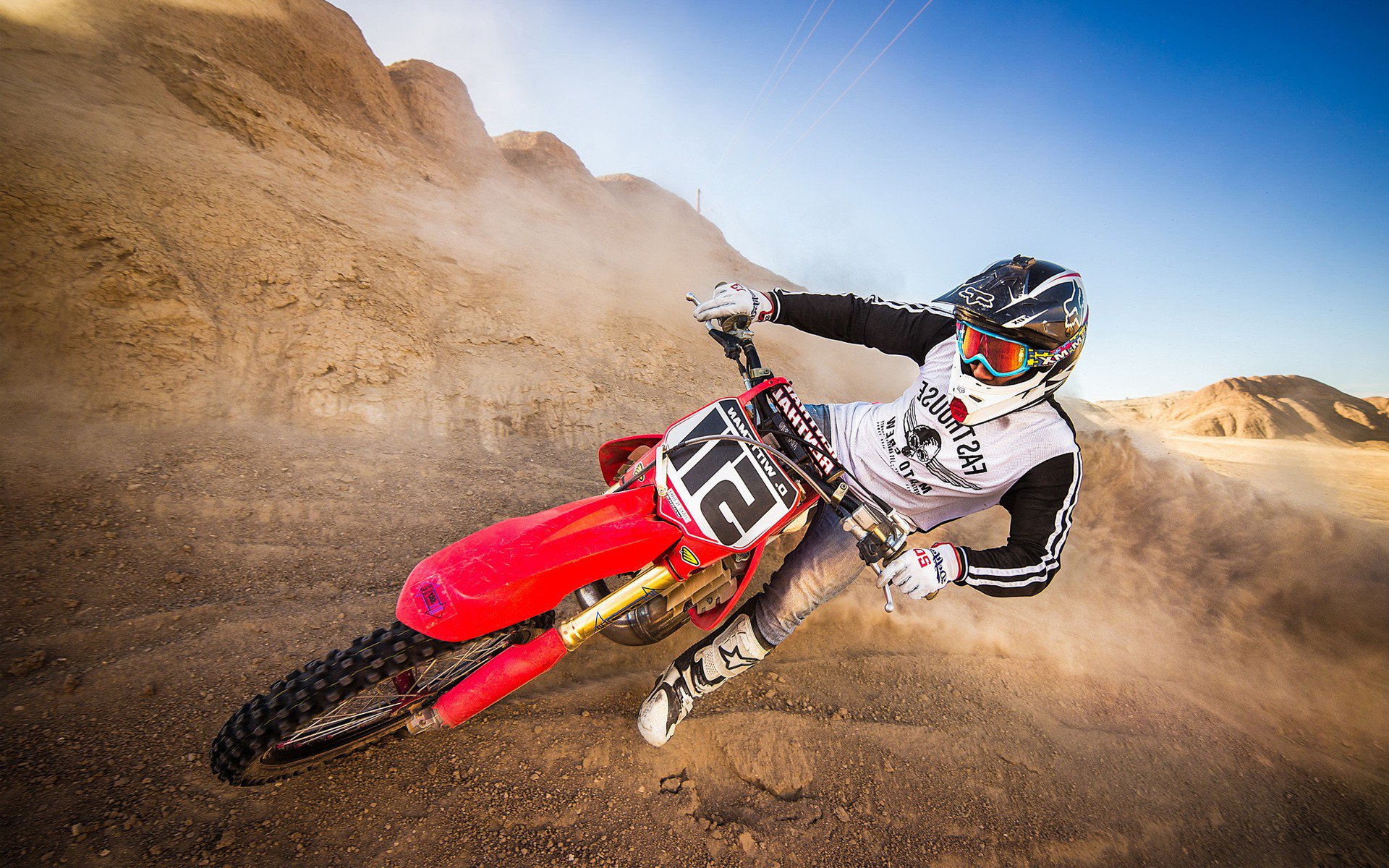 Free Desktop Dirt Bike Wallpaper