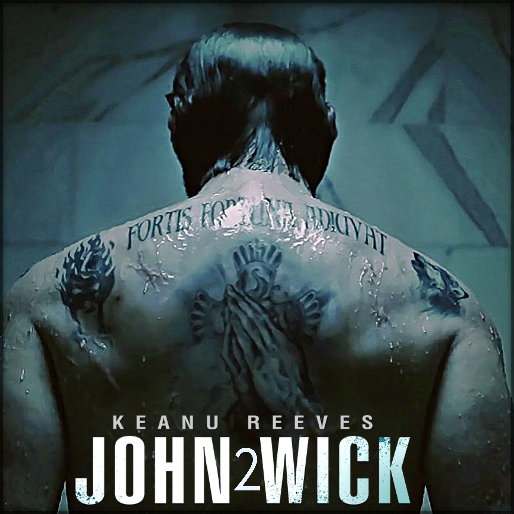 Happy Saturday and waiting to hear from John Wick 2 Sábado y a la espera de saber de John Wick 2. John wick tattoo, Keanu reeves, Keanu reeves john wick