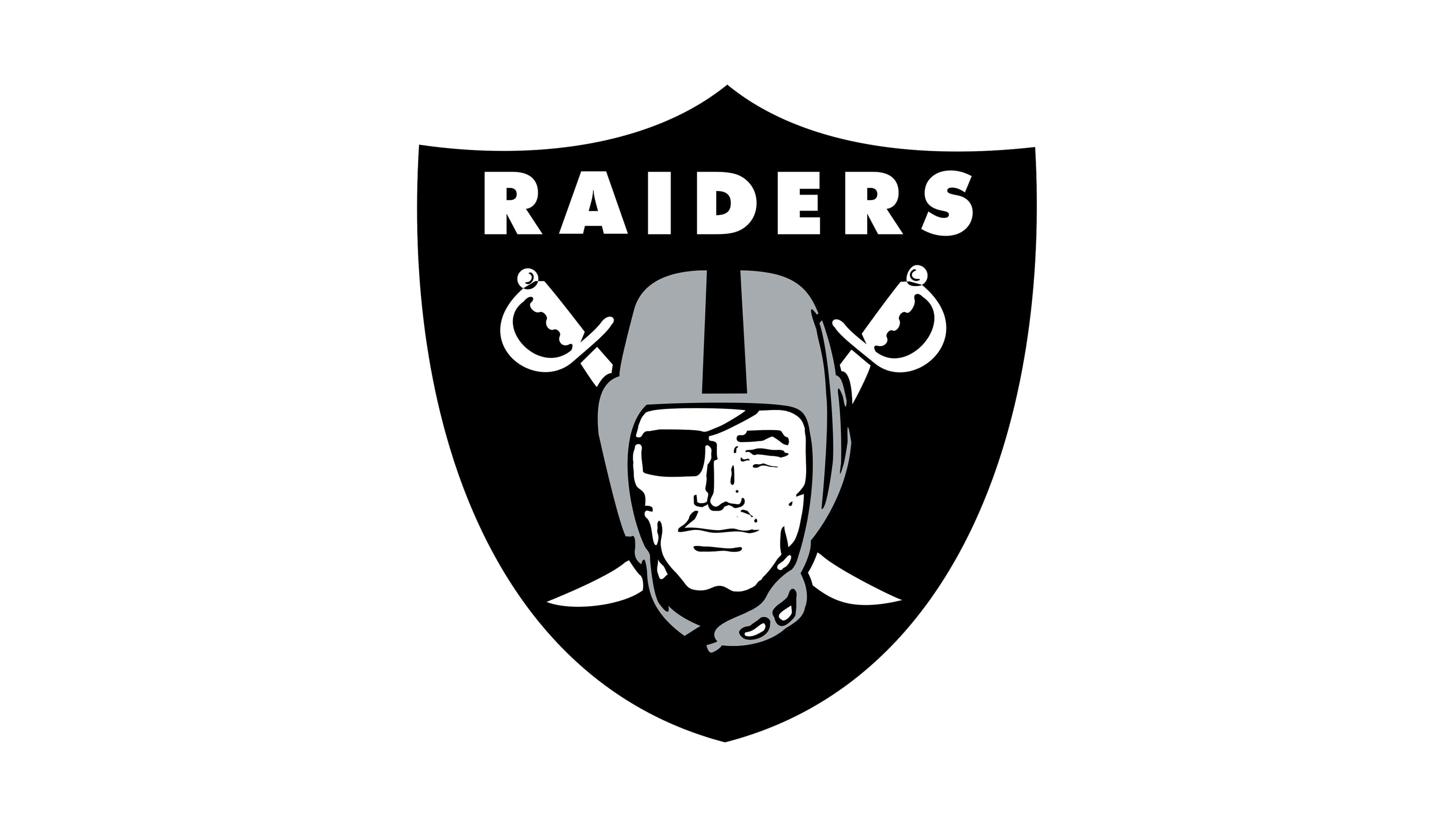 Oakland Raiders NFL Logo UHD 4K Wallpaper