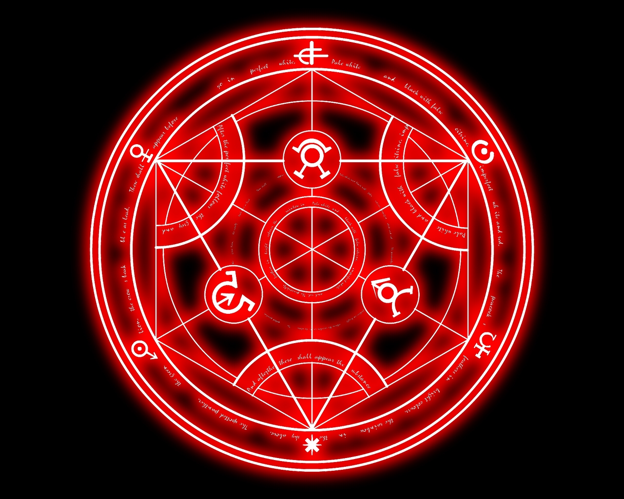 Red Alchemist Circle wallpaper. Red Alchemist Circle
