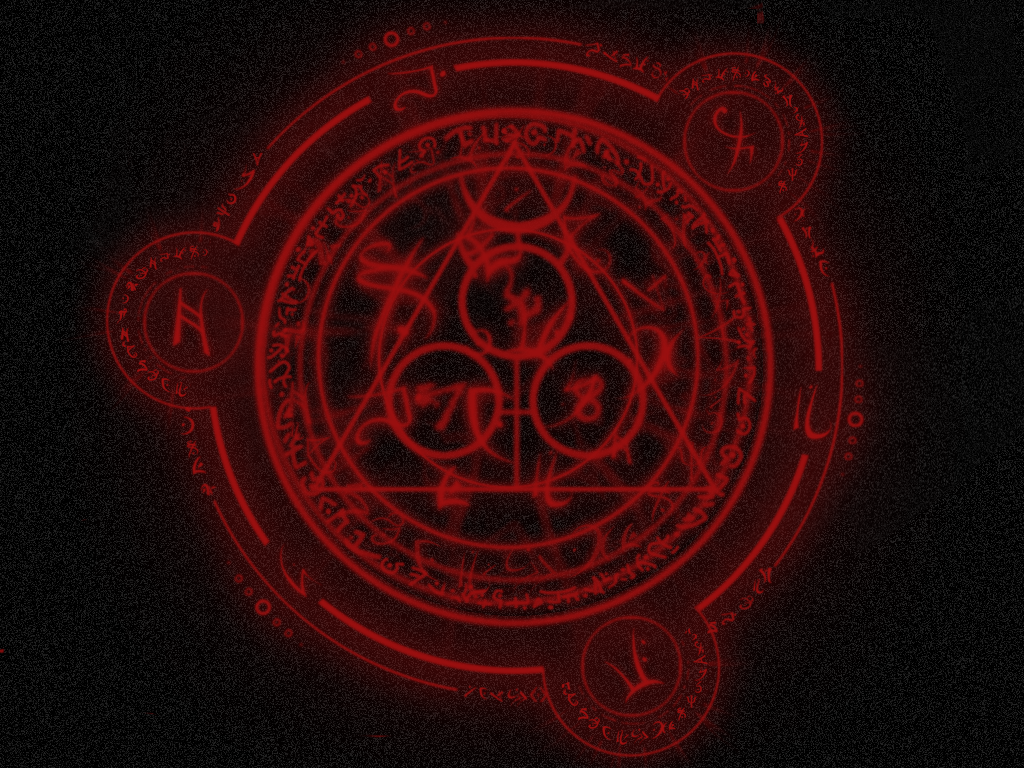 rune wallpaper, red, circle, pattern, logo, font