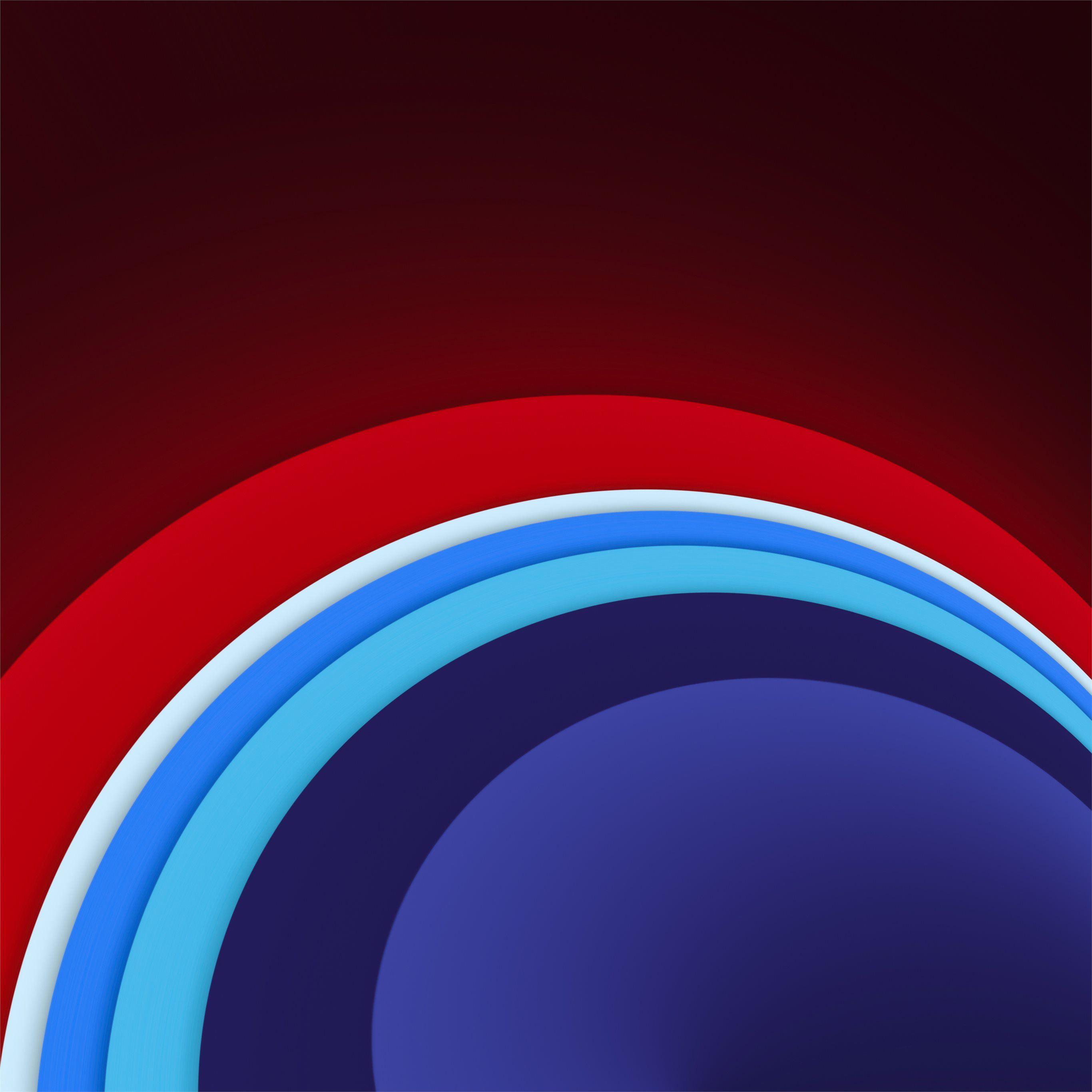 red circle sun shape abstract 8k iPad Pro Wallpaper Free Download