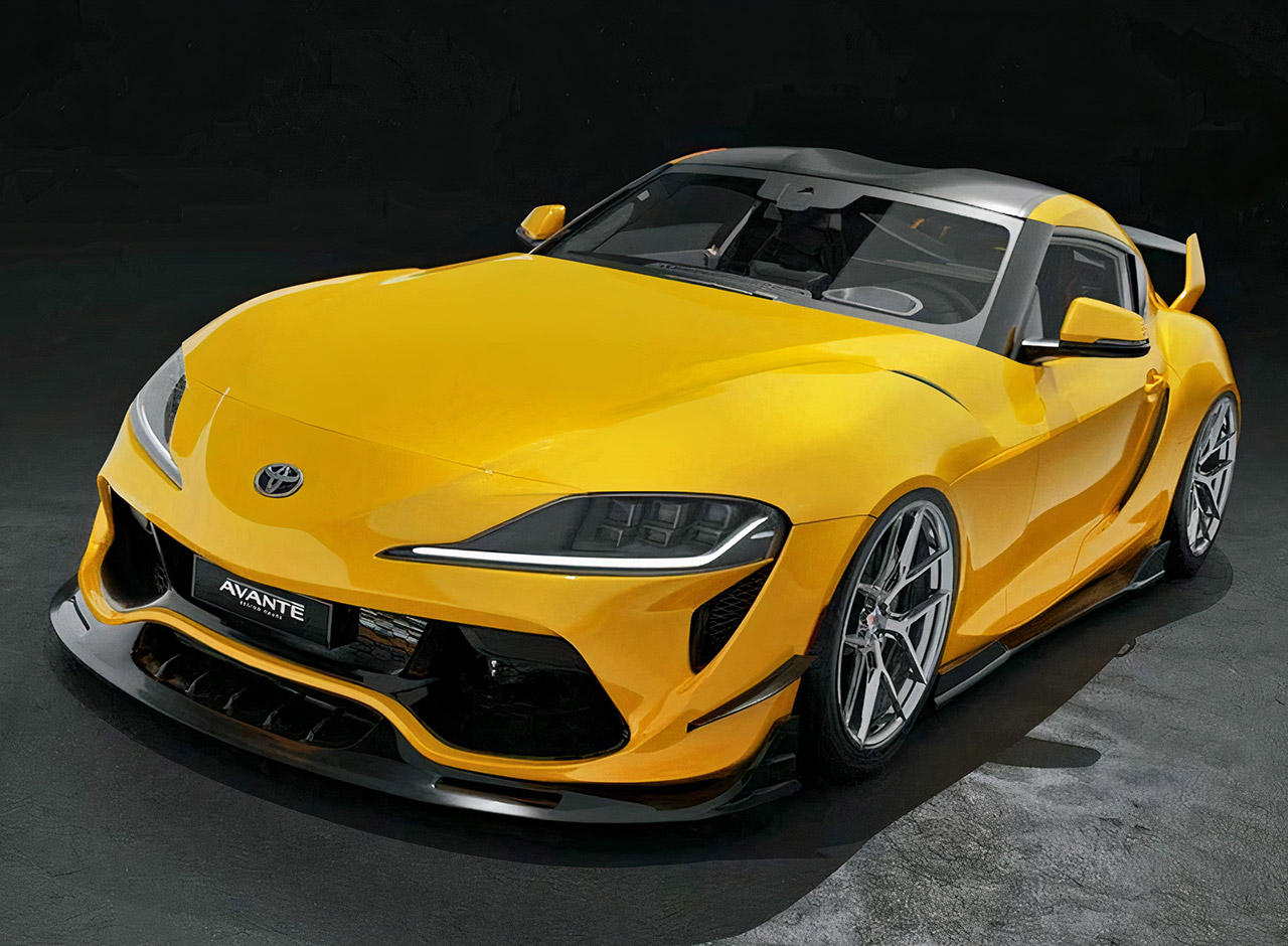 Avante Design Reveals Sleek New Body Kit for the 2022 Toyota Supra